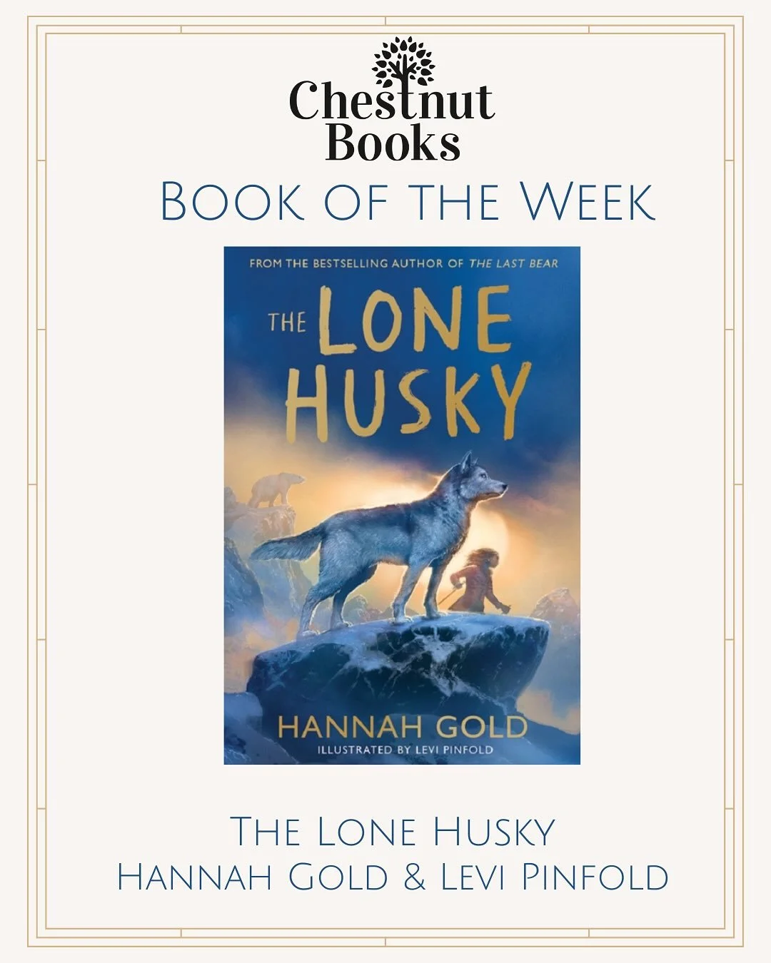 🐾 The Lone Husky 🐾

&lsquo;April Wood is no stranger to adventure. After all, she lives in the Arctic and her best friend is a polar bear. But when April finds herself volunteering for the Polar Race &ndash; a long-distance dog sled race across the