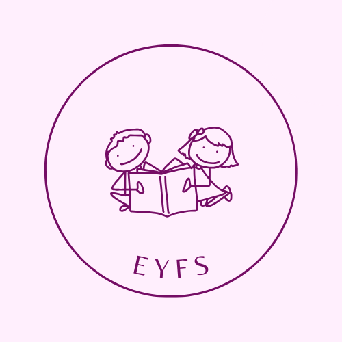 Books for EYFS children. Two Reception children reading a book.