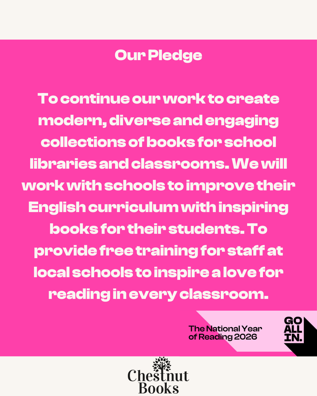 National Year of Reading Partner Pledge