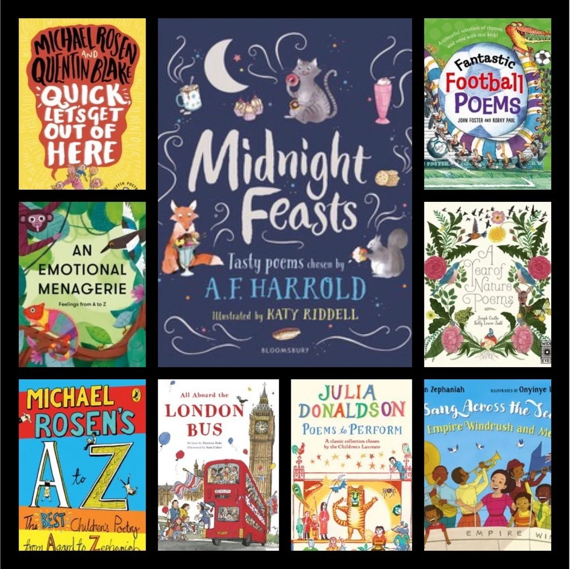 Year 1 and 2 Poetry Books