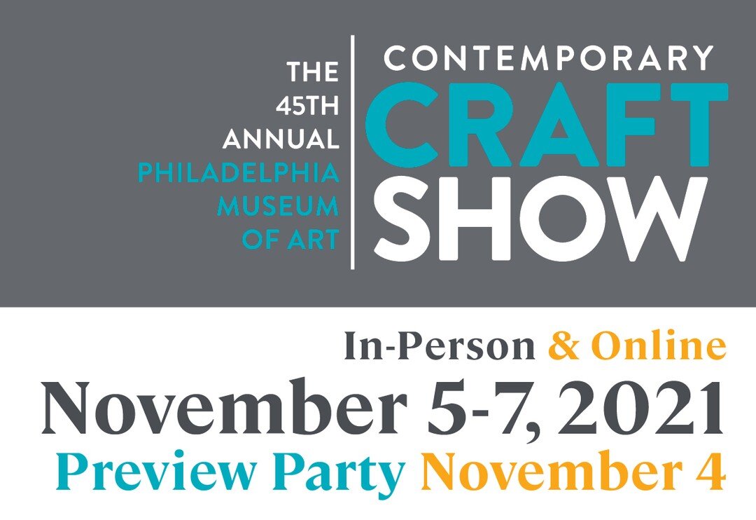It&rsquo;s an honor to be exhibiting at the Philadelphia Museum of Art Craft Show. The Show will be in-person and online this year and I&rsquo;ll be debuting some special pieces exclusively for the PMA Craft Show audience. Be sure to follow their soc