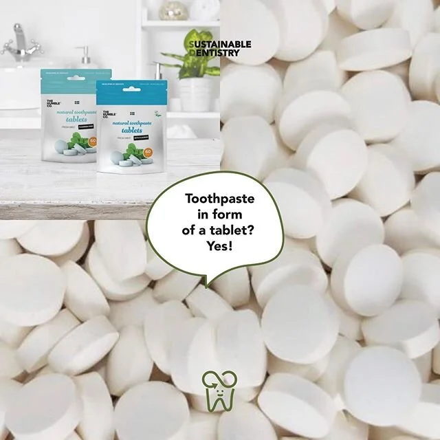 We found the most sustainable toothpaste solution! Check out our new post to hear all about it! @thehumble.co #sustainabledentistry #sustainability #thehumbleco #humblesmilefoundation #sustainableoralhealthcare #dentistry