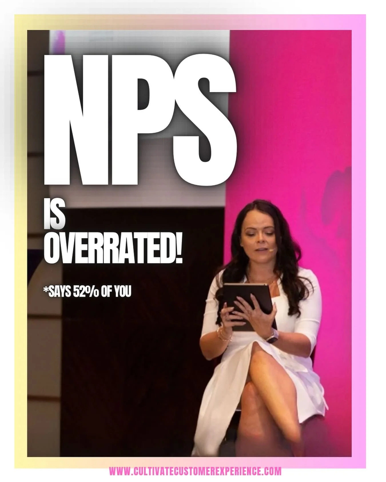 The results are in!

I asked...What is one thing in the world of CX that you think is overrated?

The results were&hellip; telling.
🟣 Net Promoter Score (NPS) &ndash; 52%
🟣 AI chatbots &ndash; 23%
🟣 &ldquo;Delighting&rdquo; customers &ndash; 21%
?