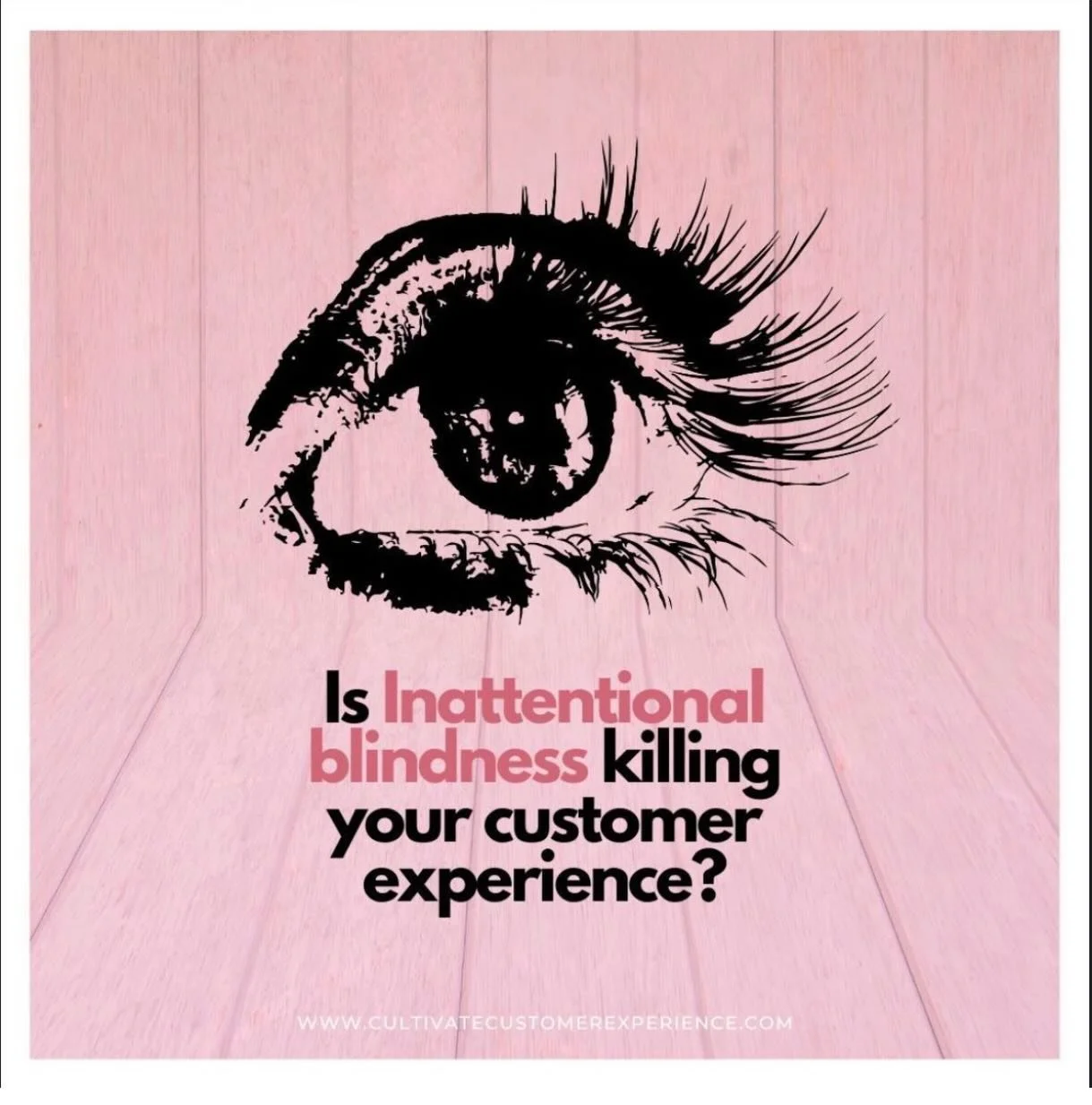 Is InattentionIs Inattentional blindness killing your customer experience? 👁 

If you are unfamiliar with the term &lsquo;Inattentional blindness&rsquo;, it&rsquo;s the name given to the phenomenon of human perception in which when we pay close atte