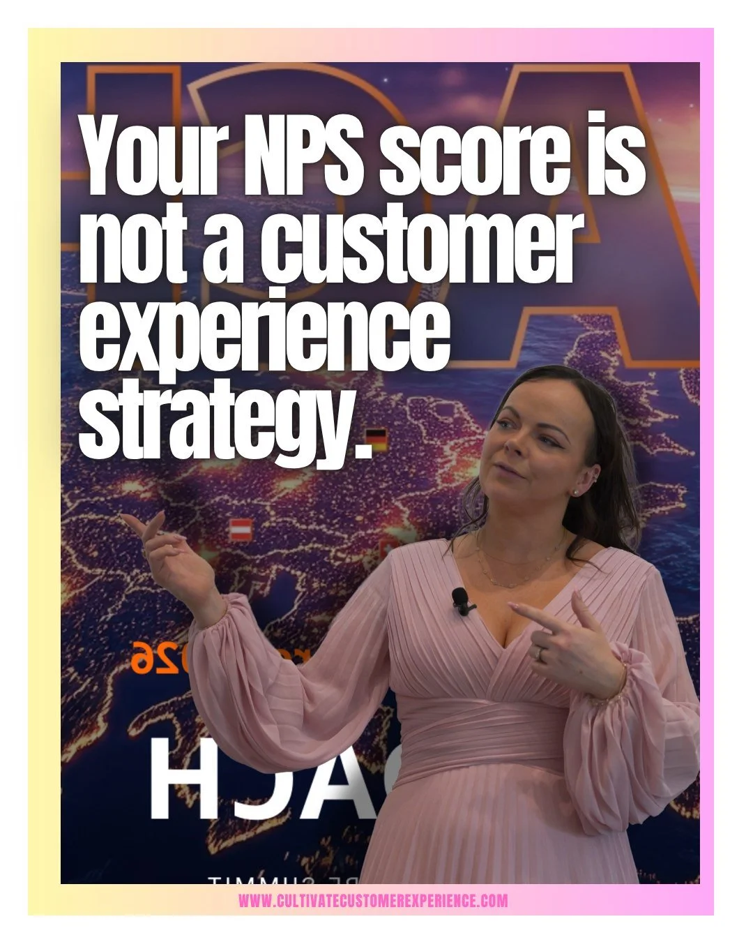 Your NPS score is not a customer experience strategy. 

I'll say it louder for the people at the back. 😉

NPS is a number. A useful number (sometimes). 
It's a benchmarking tool and a board-friendly slide.

But I've seen companies with a score of 70