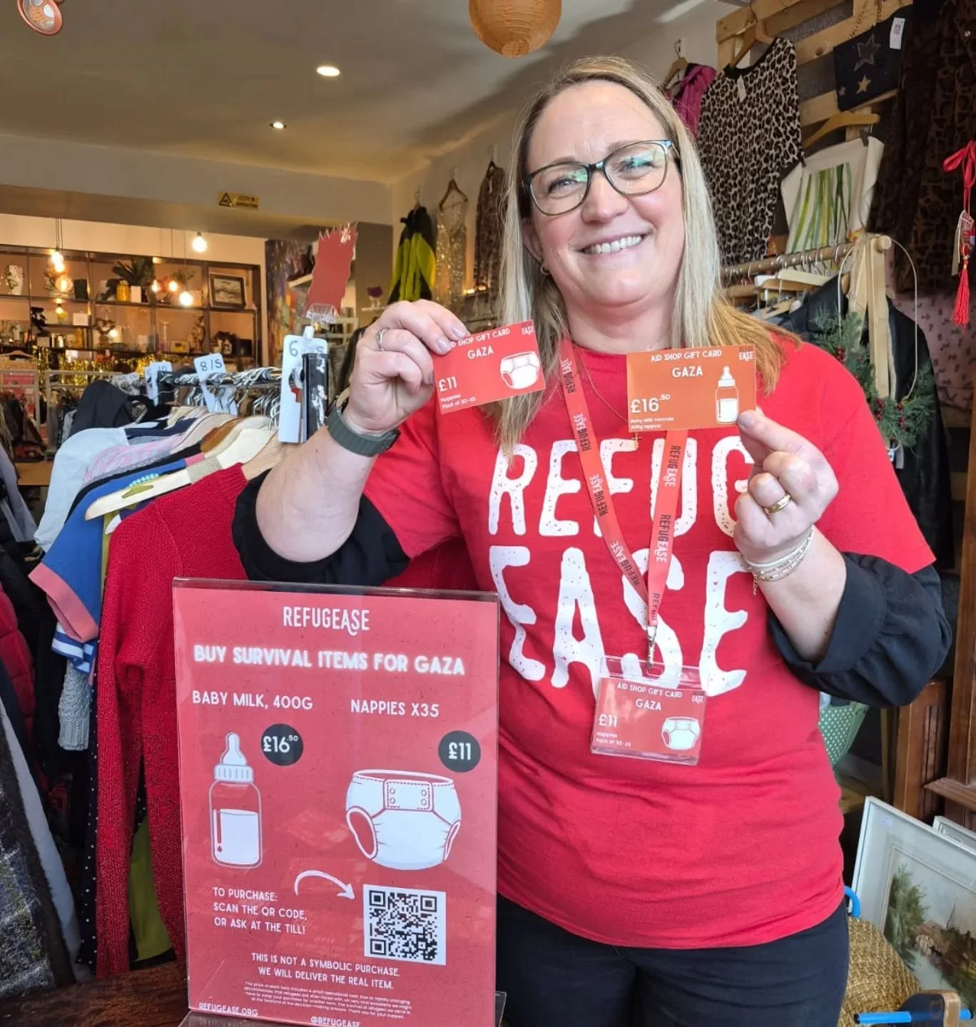 Come and make a deal with us! 

Today is the last day to get 50% OFF EVERYTHING in our @vintageemporiums charity shops! Both our @royalvictoriaplace and St John's shops are participating. 

Don't forget you can buy nappies and baby milk formula for G