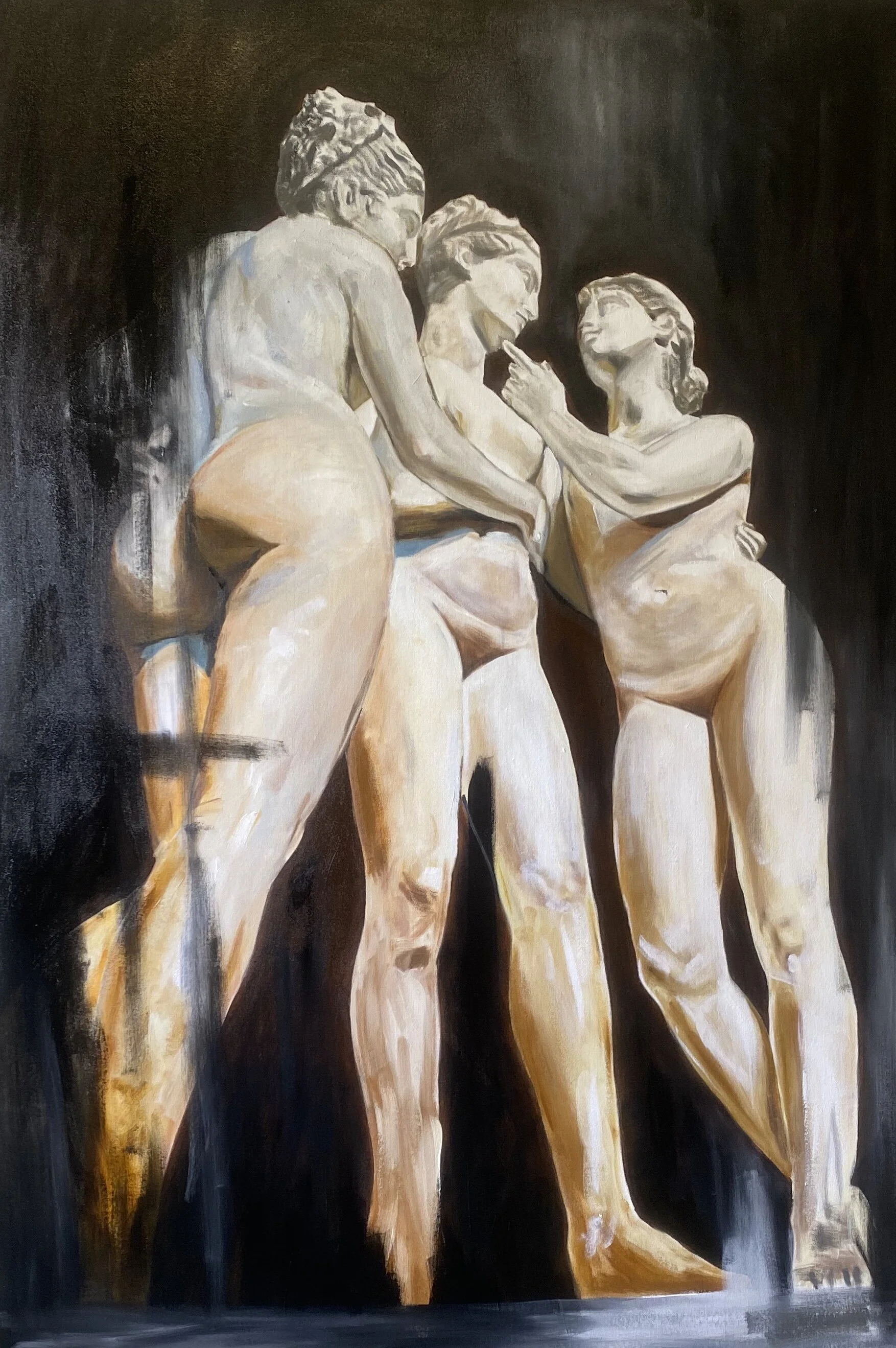 Three Graces  145 x 100  Oil on canvas