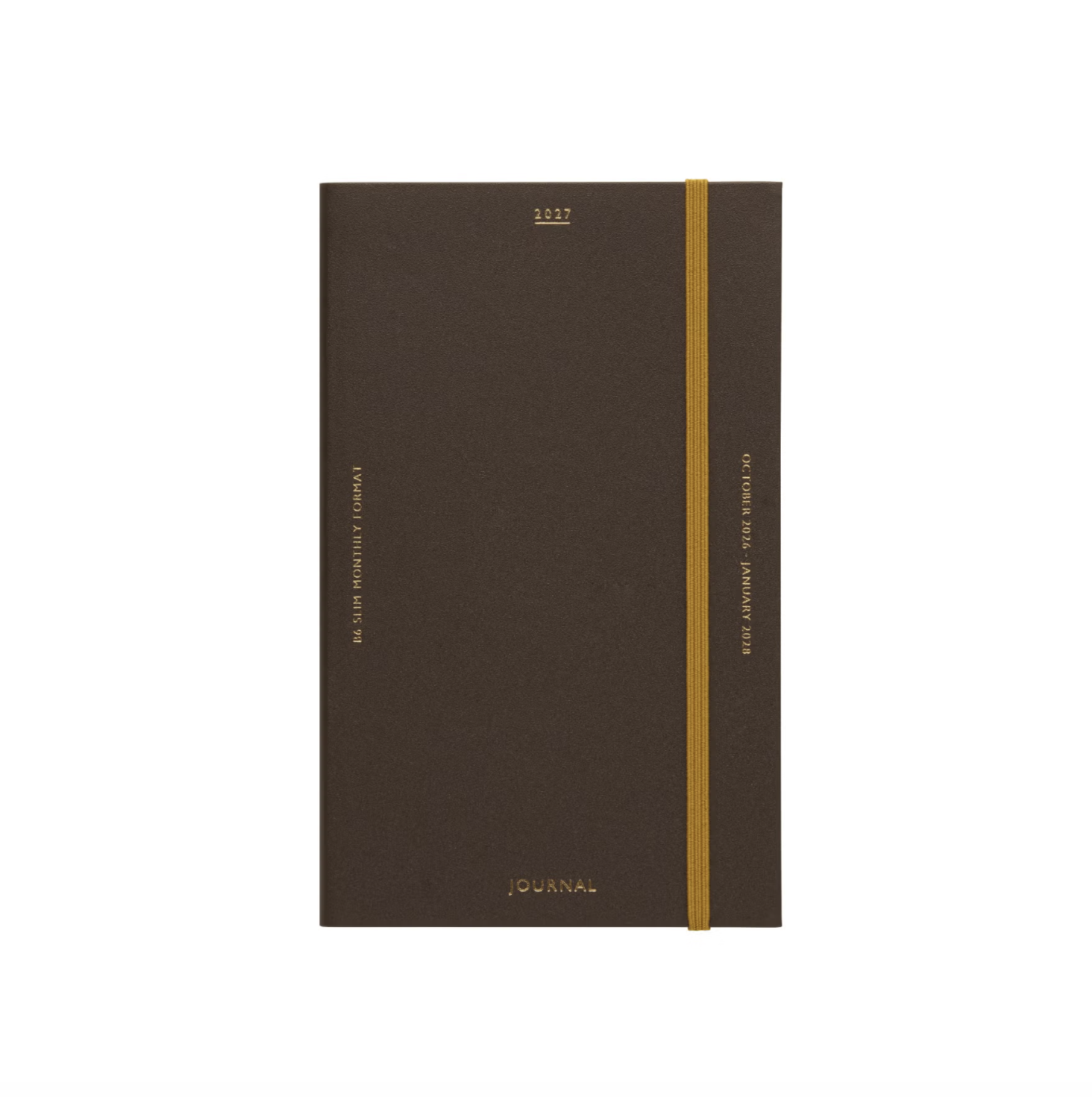 Hightide 2027 Monthly Diary Katy B6 Slim Brown