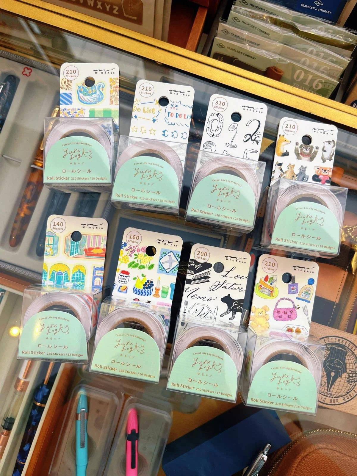 Midori Roll Stickers