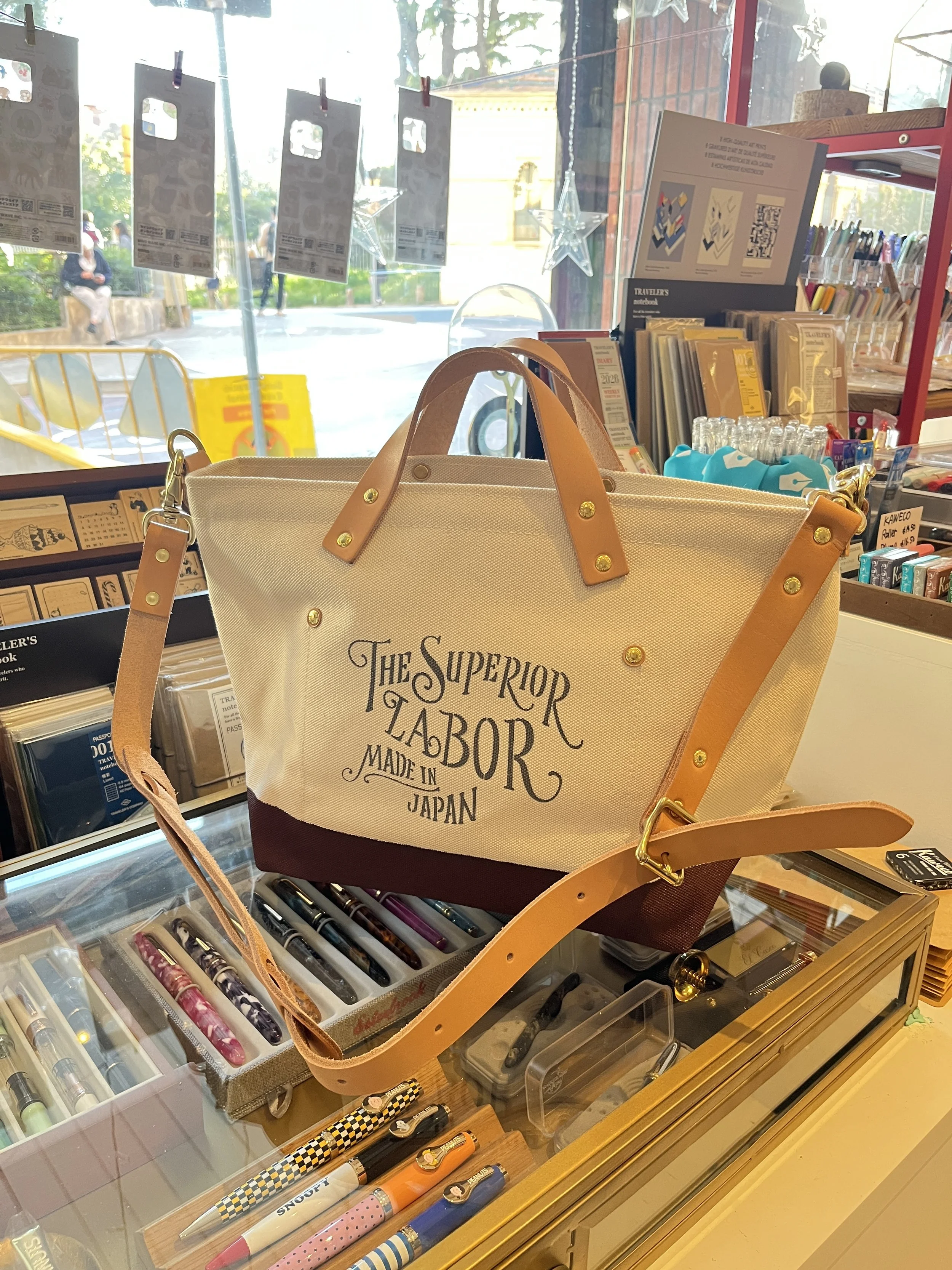 The Superior Labor Shoulder Bag XS 05 Made in Japan Chocolate