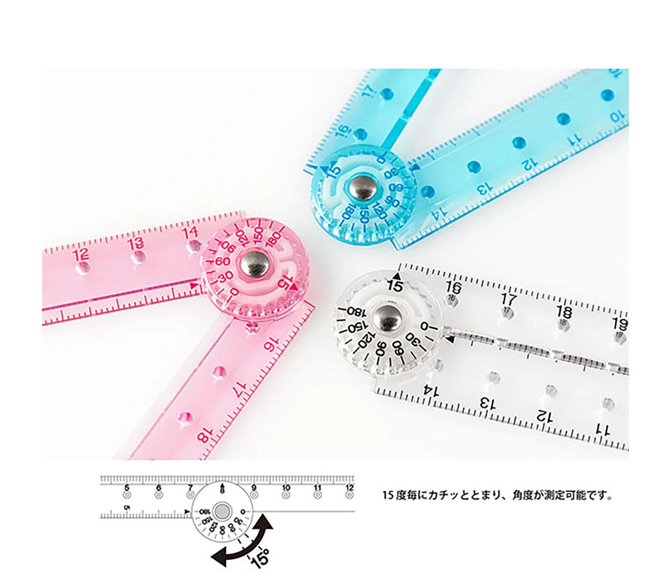 Midori Multi Ruler 16cm Clear — KANDS Papelería