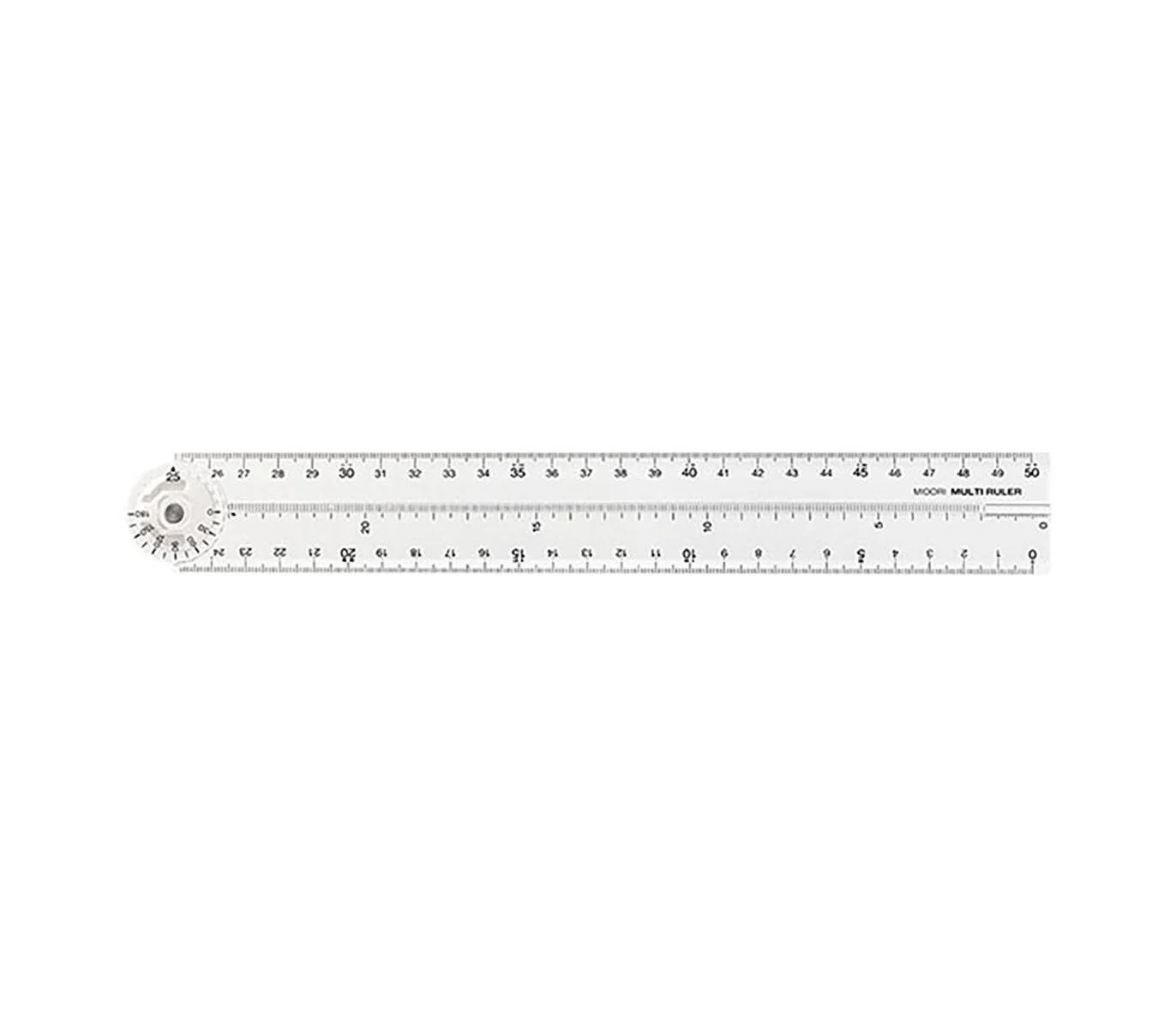 50 Cm Distance Ruler Midori Multi Ruler 50cm Clear — KANDS Papelería