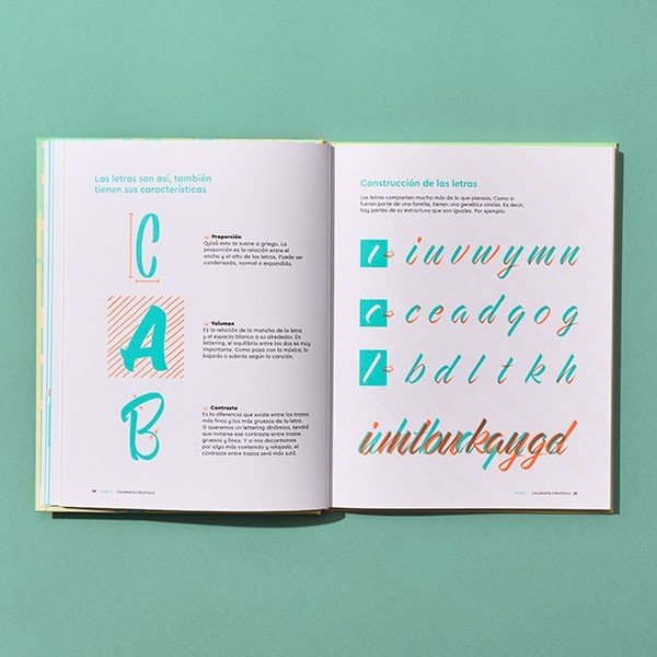 Cuaderno de lettering. Practica caligrafía Curioos | Rubio