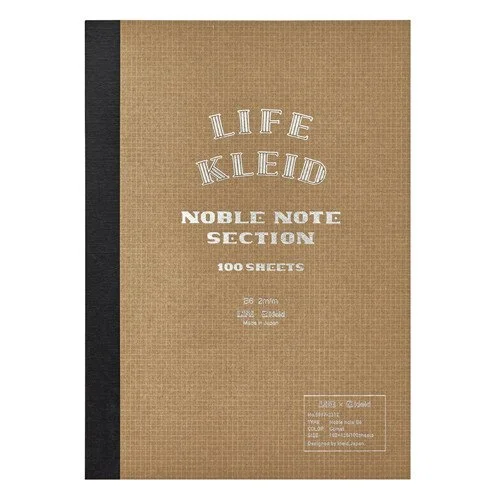 Kleid Life Noble Notebook B6 Camel Grid 2mm