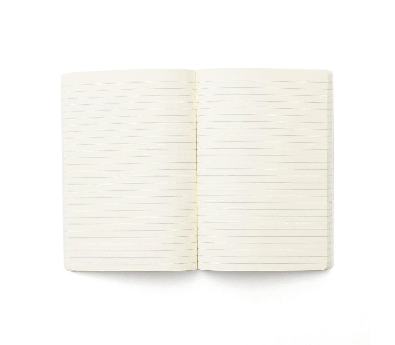 Iconic Souvenir B6 line notebook 01 ivory — KANDS Papelería