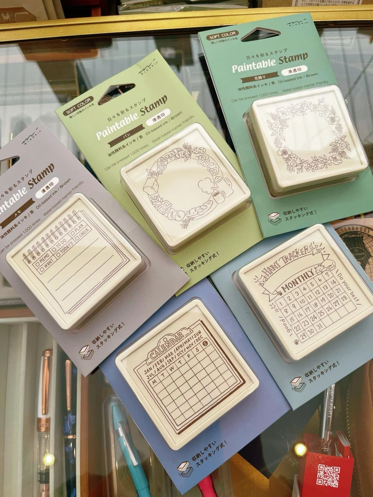Midori Paintable Pre-Inked Stamps
