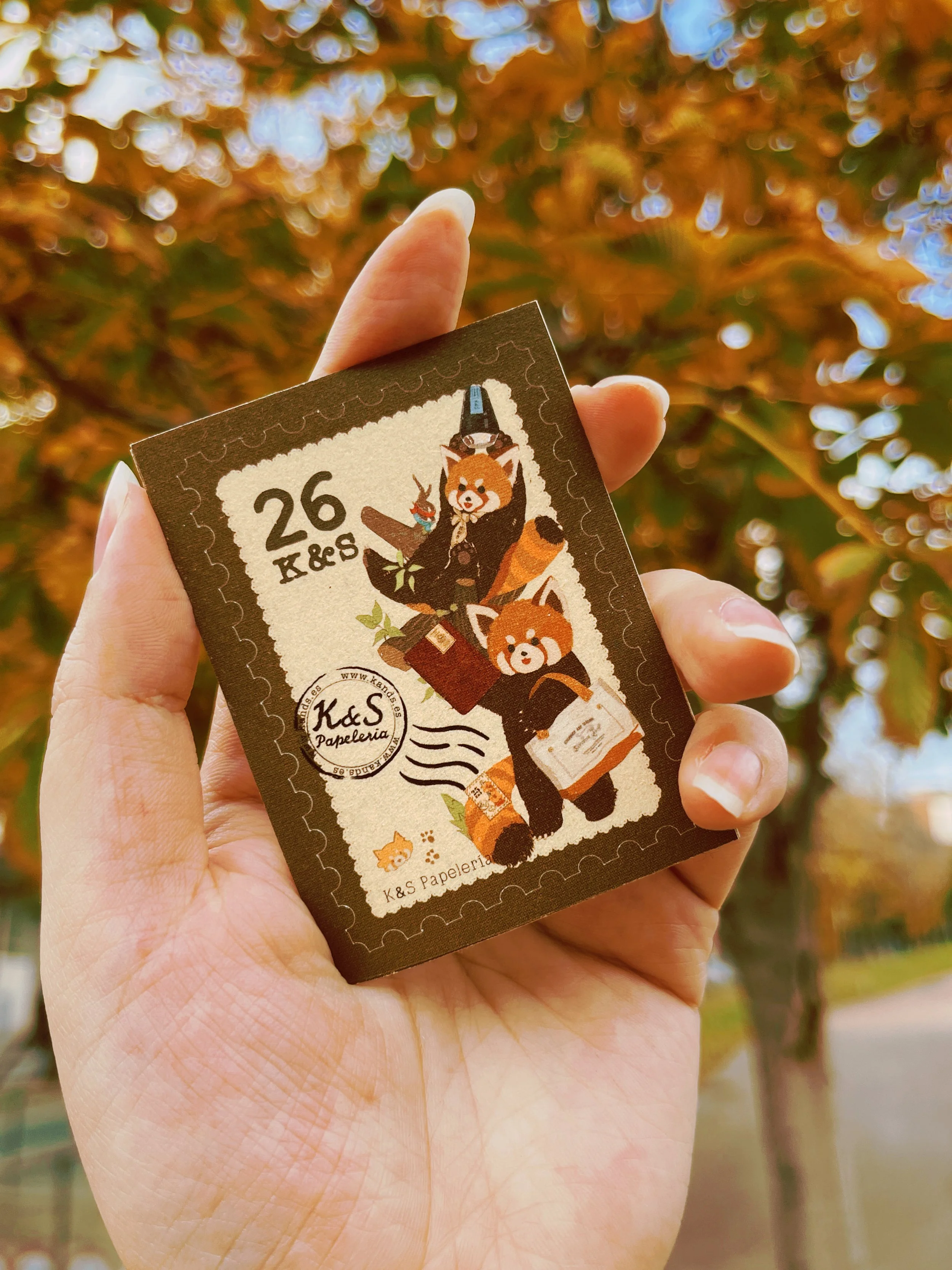 K&S Stamp Sticker 2026 Red Panda
