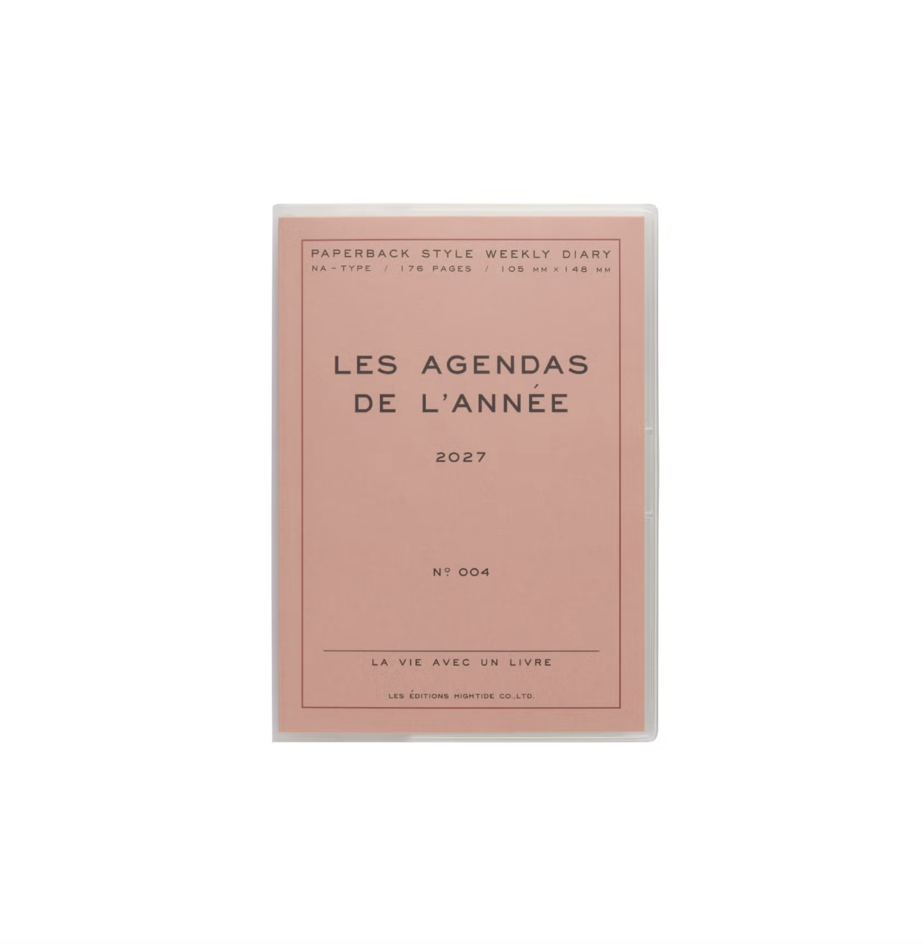 Hightide Agenda 2027 Poche A6 Weekly Pink