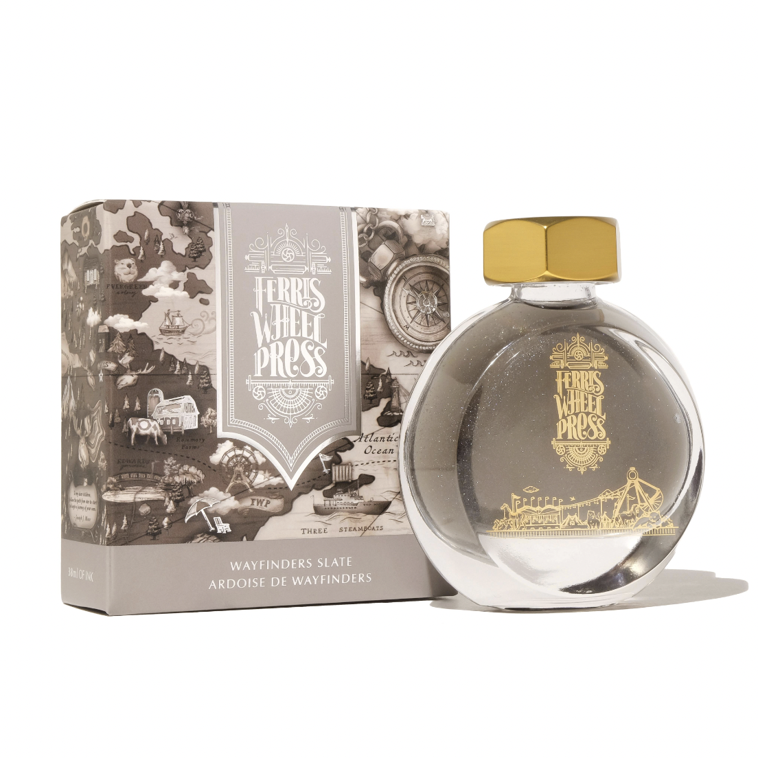 Ferris Wheel Press Ink Wayfinders Slate 38ml