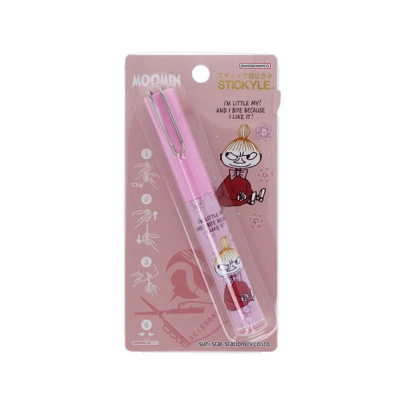 Moomin Stickyle Scissors Little My