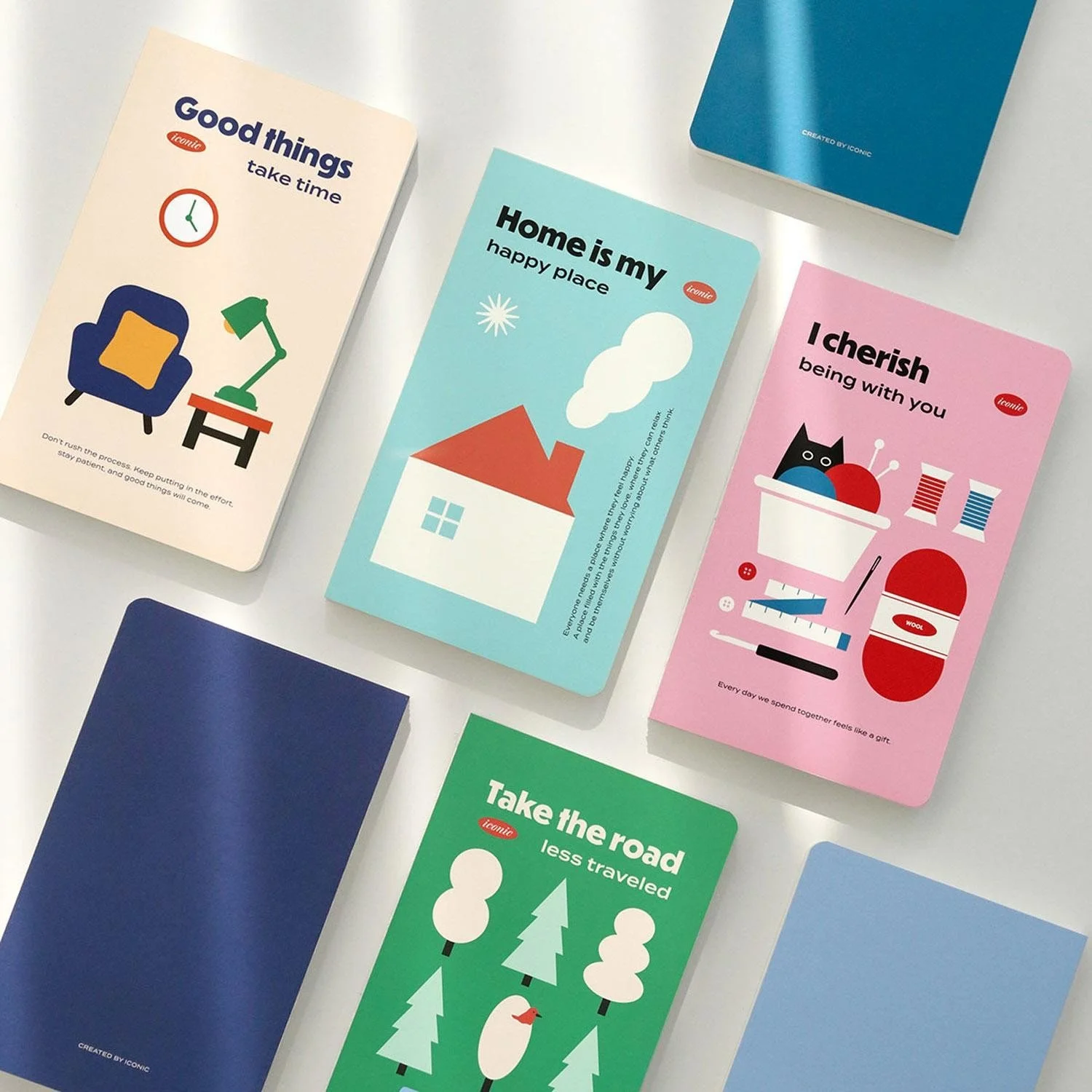 ICONIC Slow B6 Notebook Grid