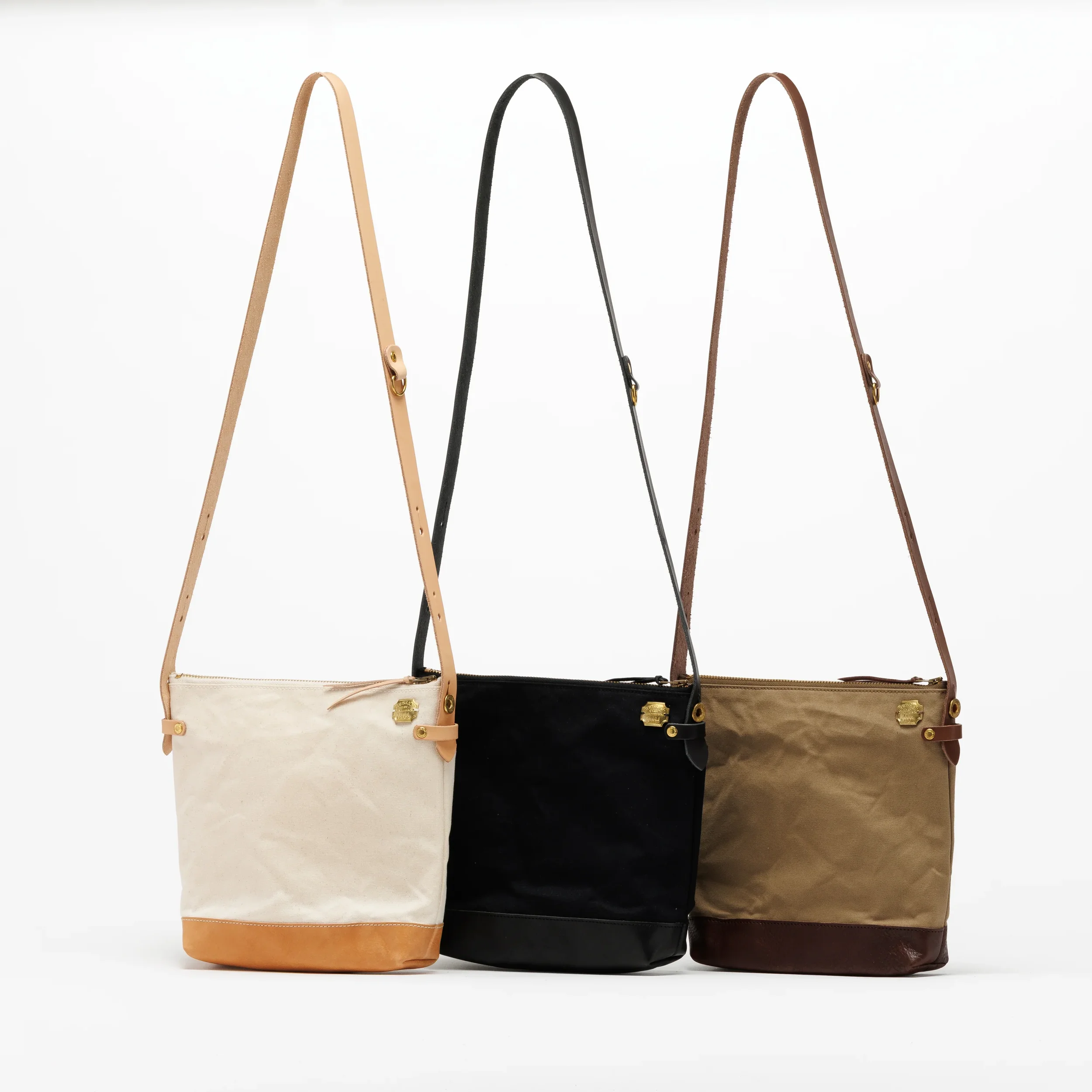 The Superior Labor Leather Bottom Shoulder Bag Deep S