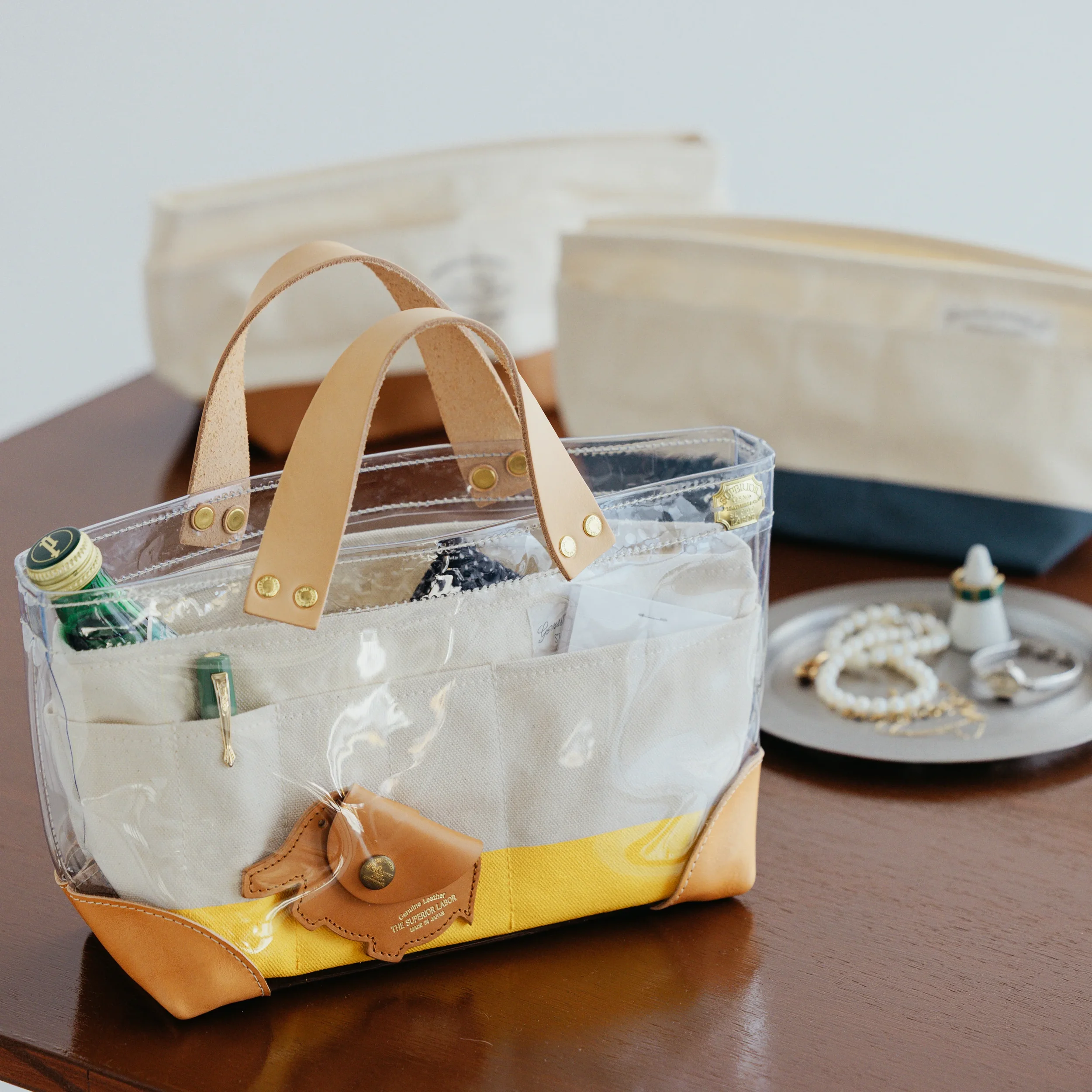 The Superior Labor See Through Mini Tote