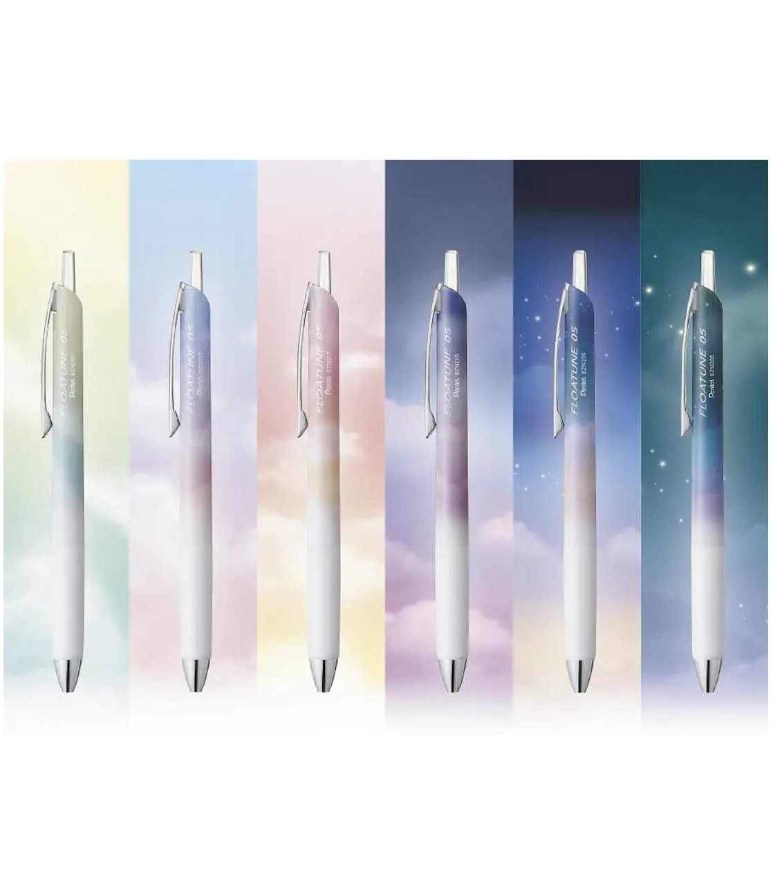 Pentel Floatune Ballpoint Pen Skyly