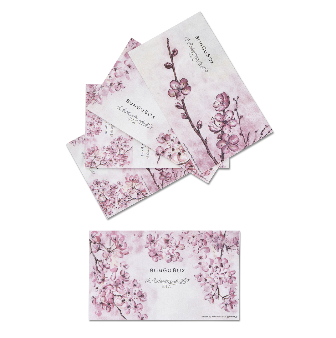 Esterbrook x Bungubox Estie Kachofugetsu Flower Blotter Paper