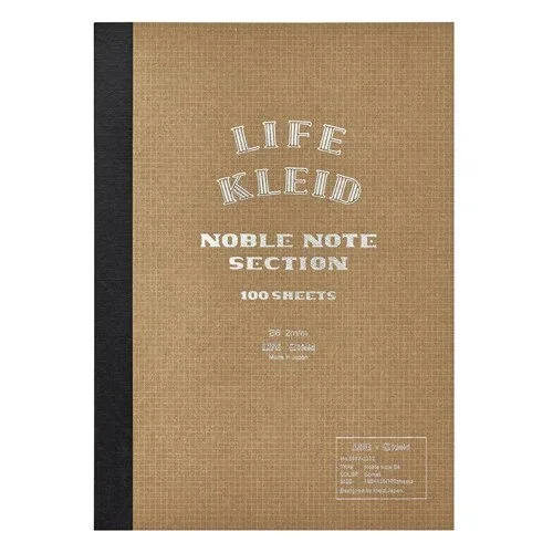 Kleid Life Noble Notebook B6 Camel Grid 2mm