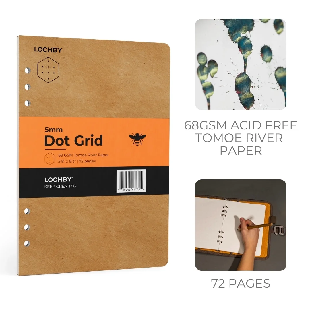 Lochby x Tomoe River Paper Binder Refill A5