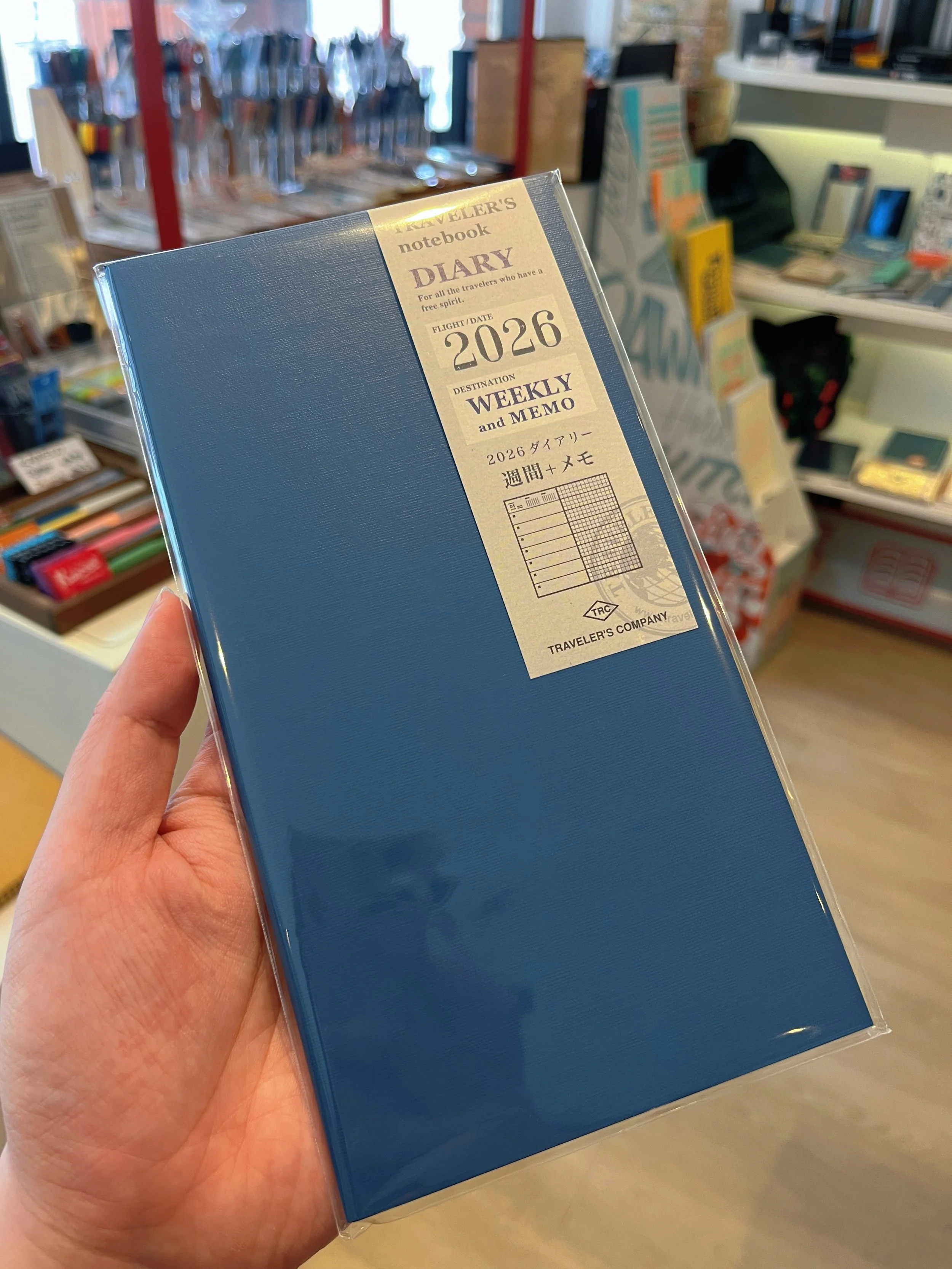 TRAVELER'S Notebook 2026 Diary Weekly + Memo Second Half