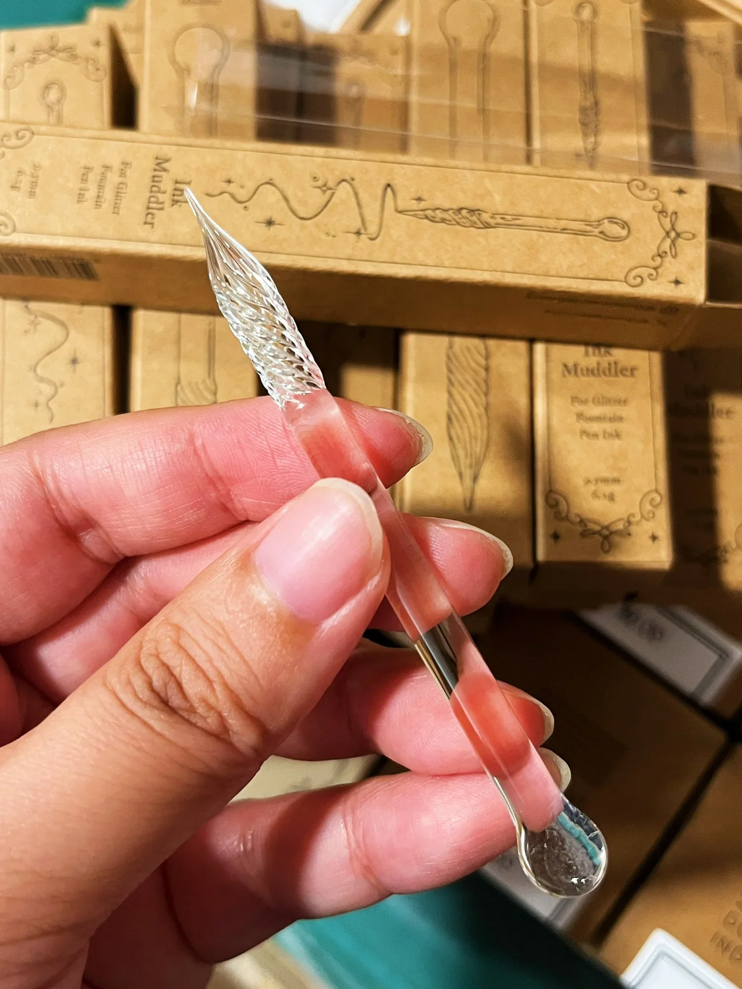 Dominant Industry Ink Muddler Glass NEW