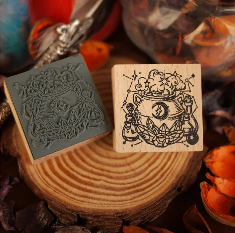 Dominant Industry Wood Stamp