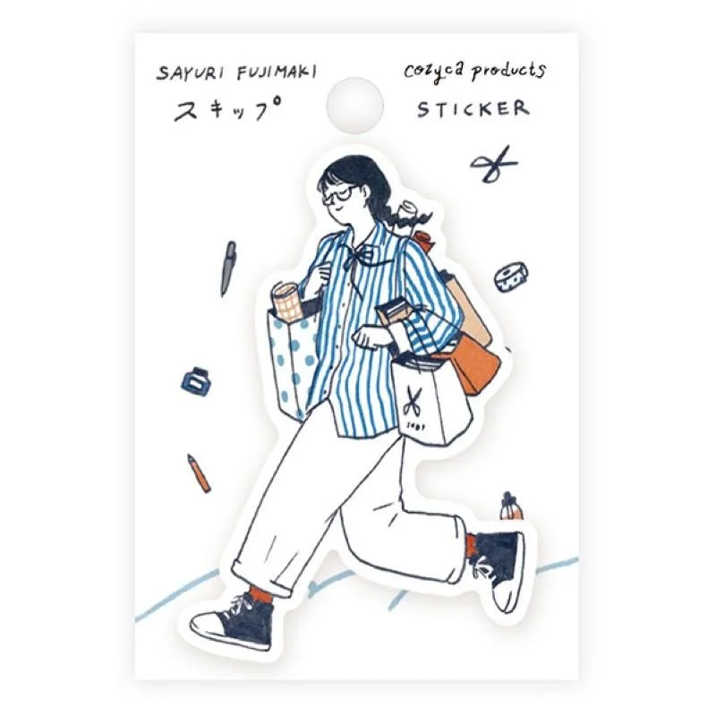 Sayuri Fujimaki Sticker Skip