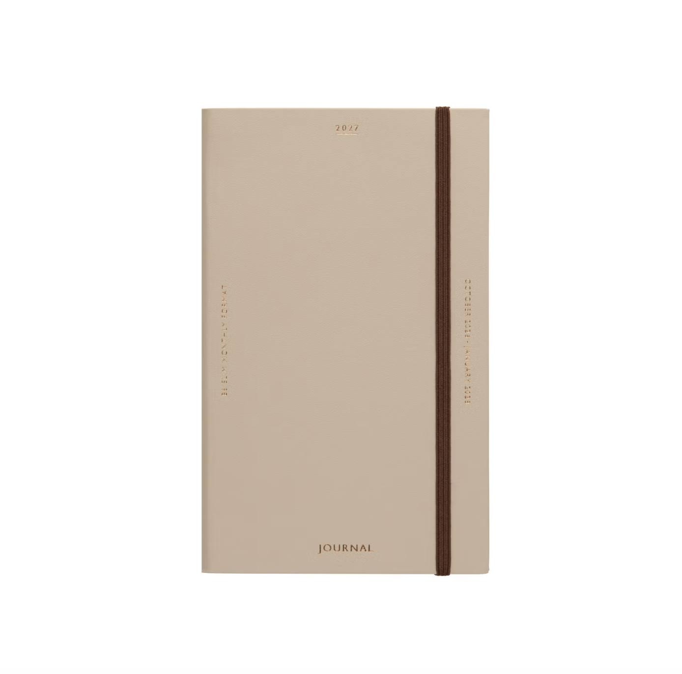 Hightide 2027 Monthly Diary Katy B6 Slim Beige