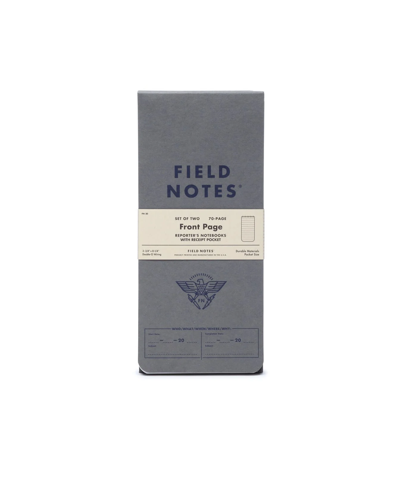 Field Notes Front Page Pack de 2