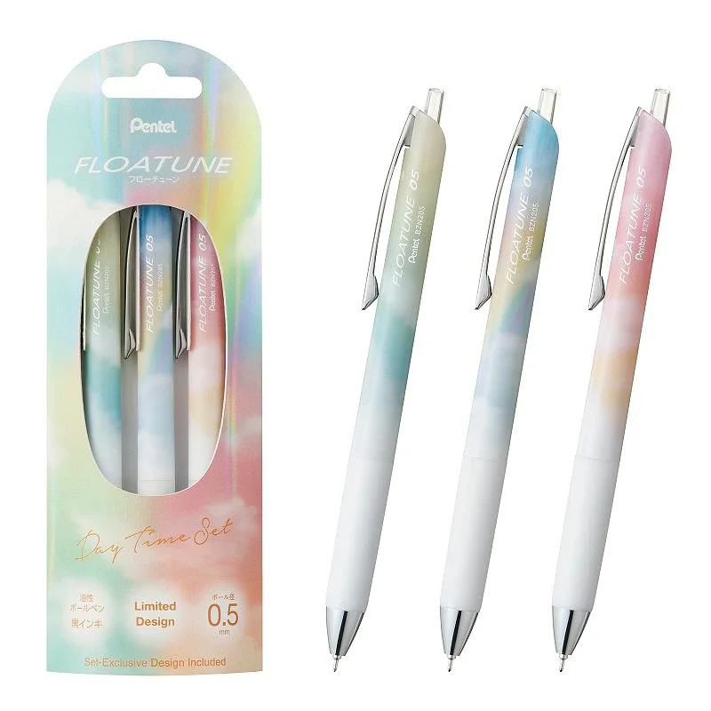 Pentel Floatune Ballpoint Pen Skyly Daytime Set