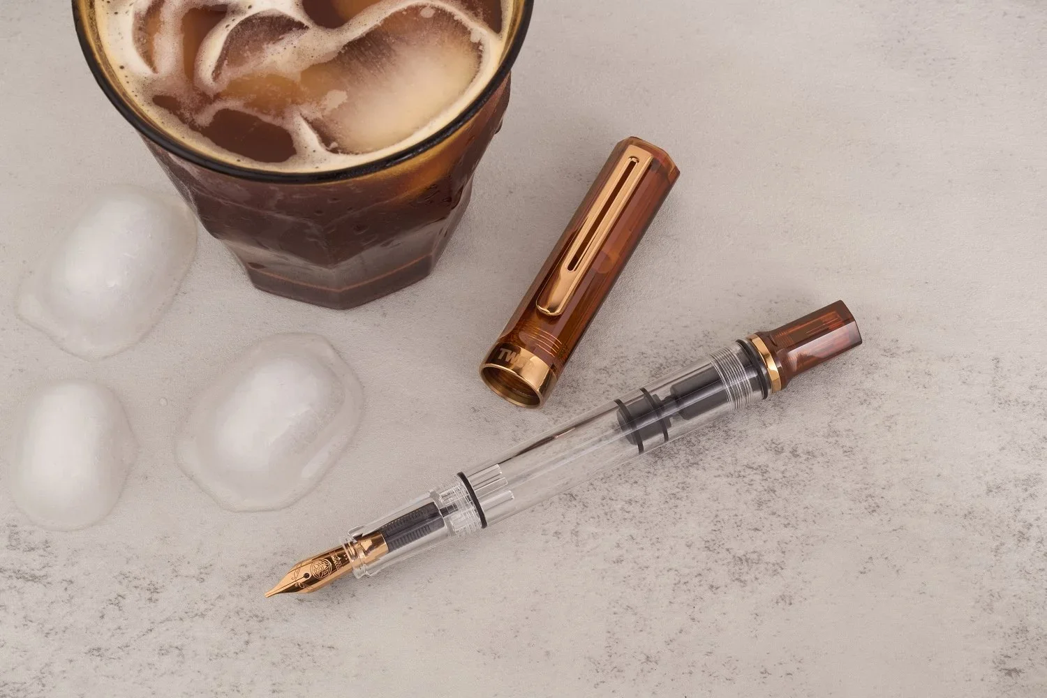 TWSBI ECO Fountain Pen Rootbeer with Bronze