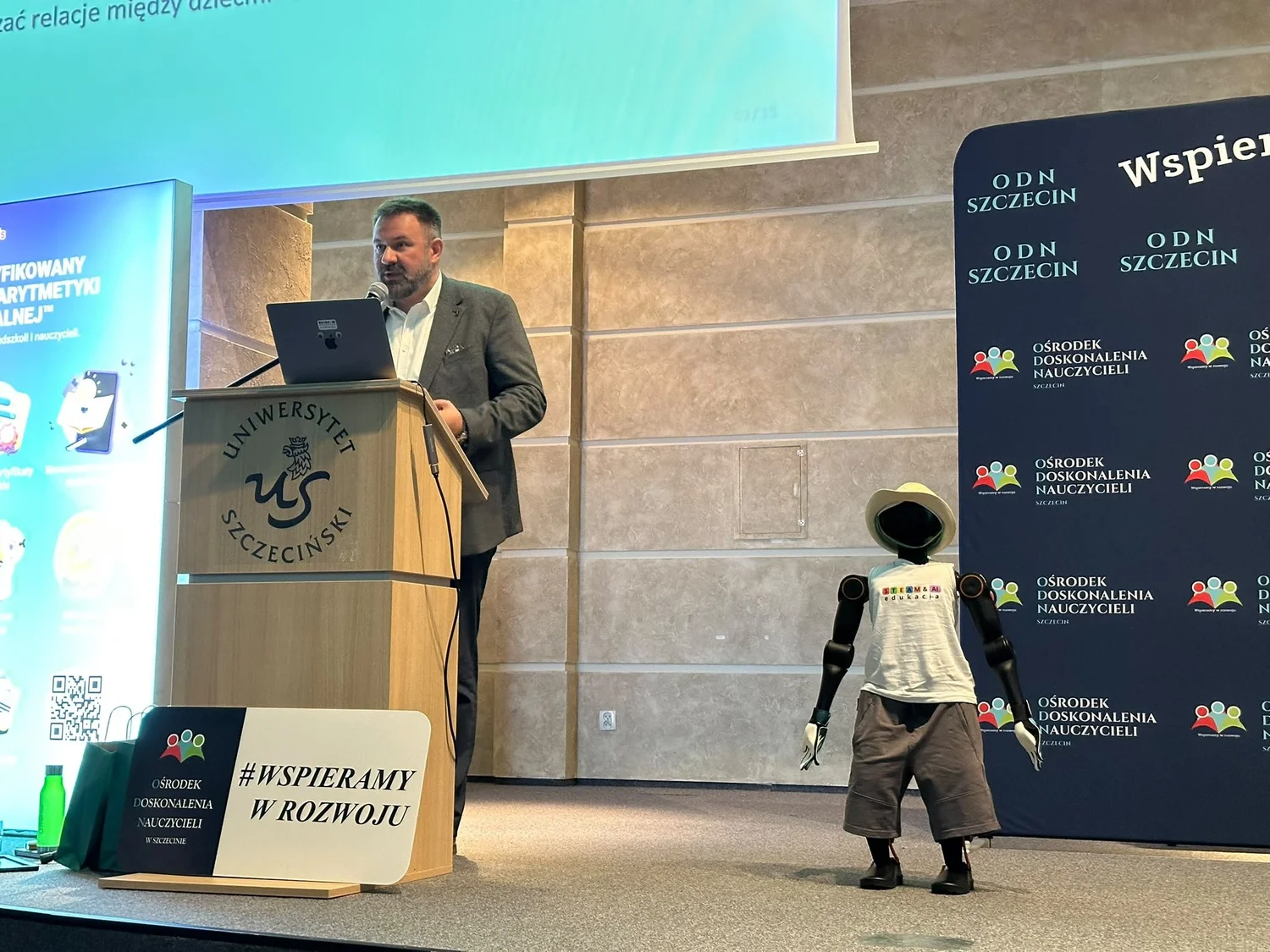 Szczecin: STEAM & AI i robot FRANEK na IV edycji konferencji „Edukacja przez zabawę”