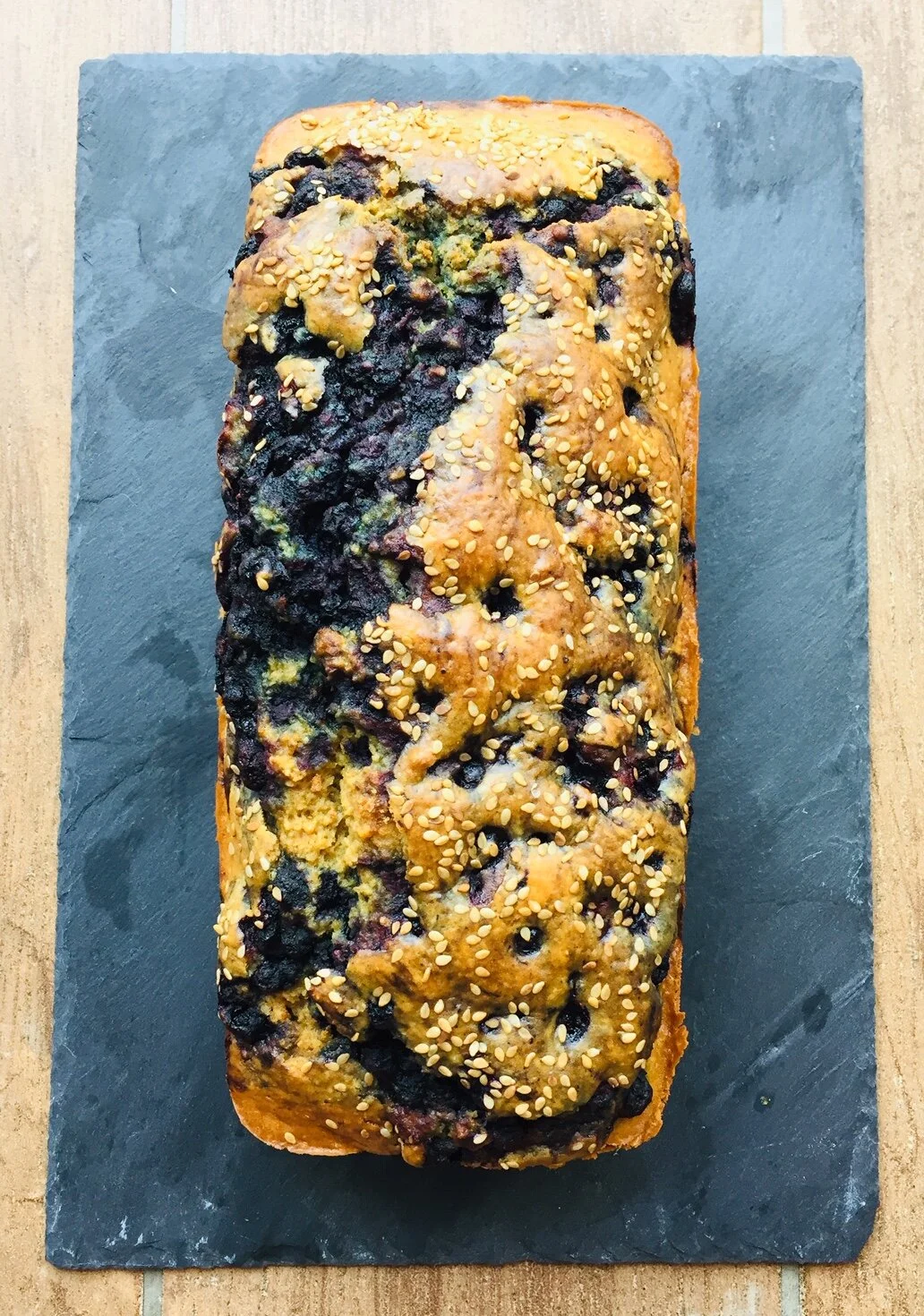 Bread cake au son d’avoine et aux myrtilles