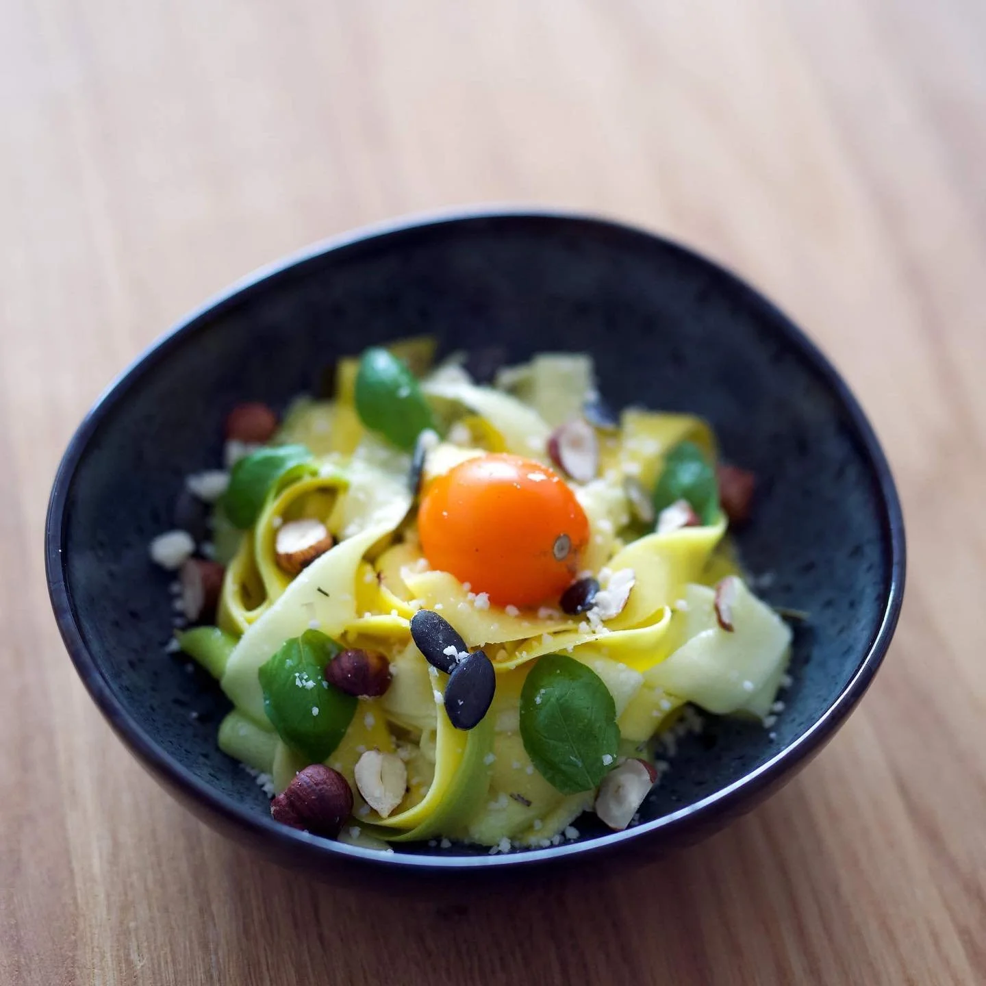 Tagliatelles de courgettes en salade