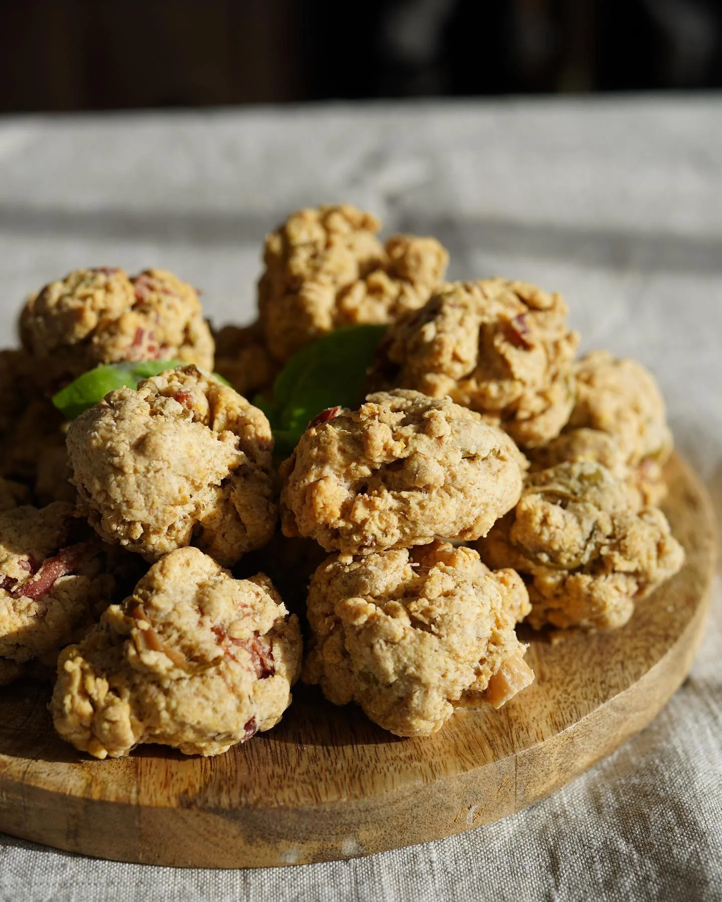 Cookies jambon cru olives