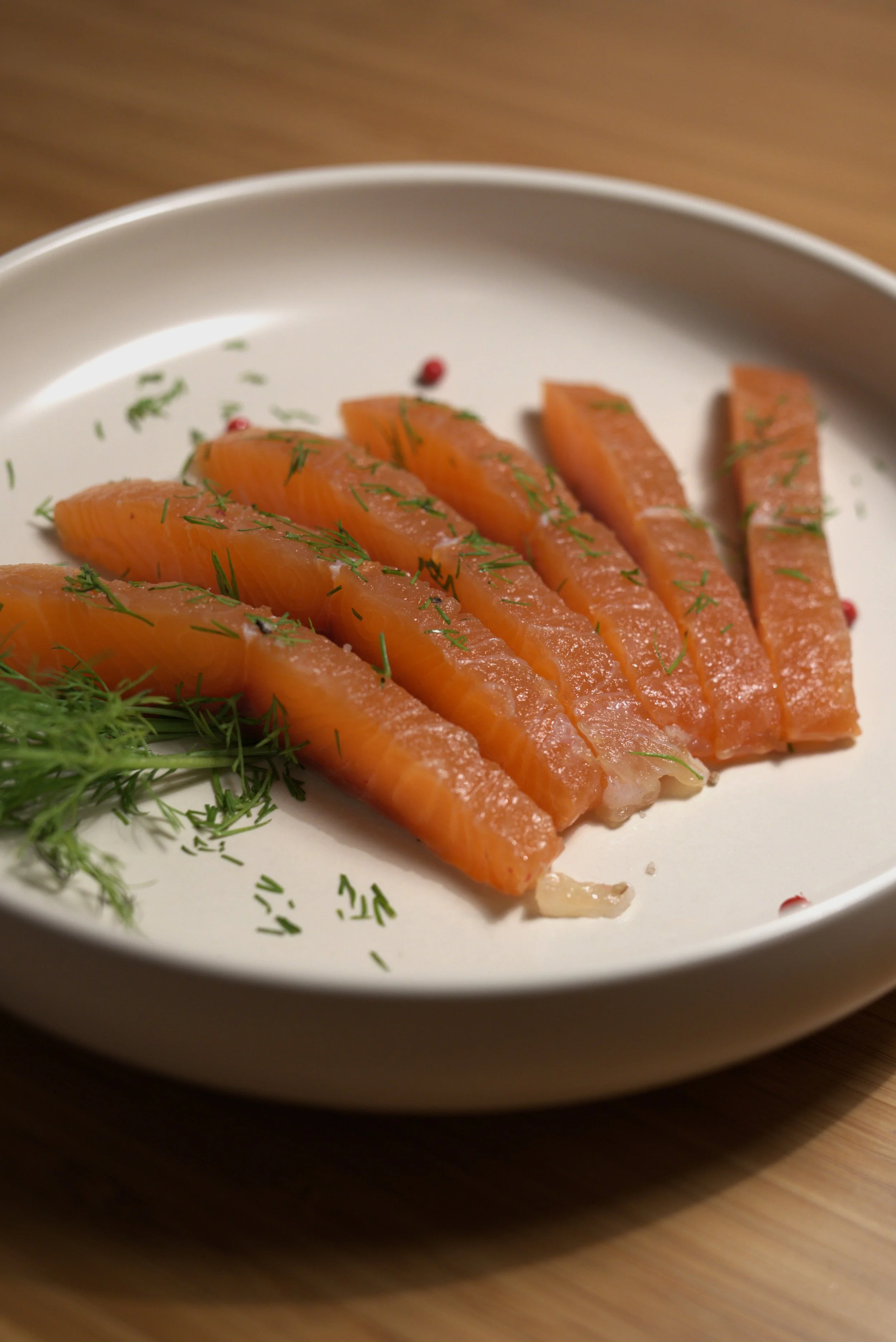 Gravlax de saumon 