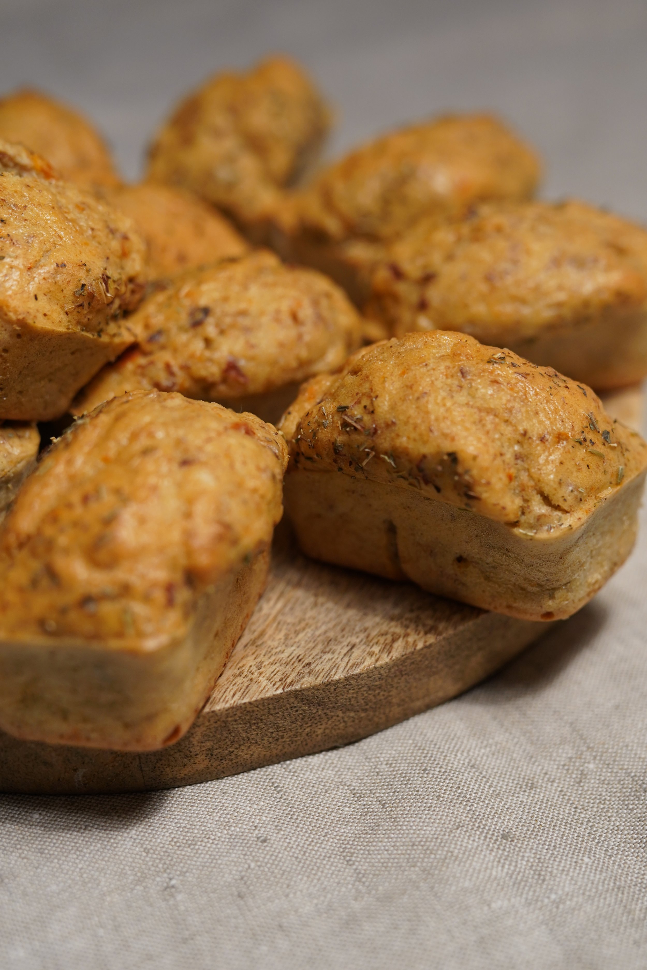 Cakes salés à l‘okara