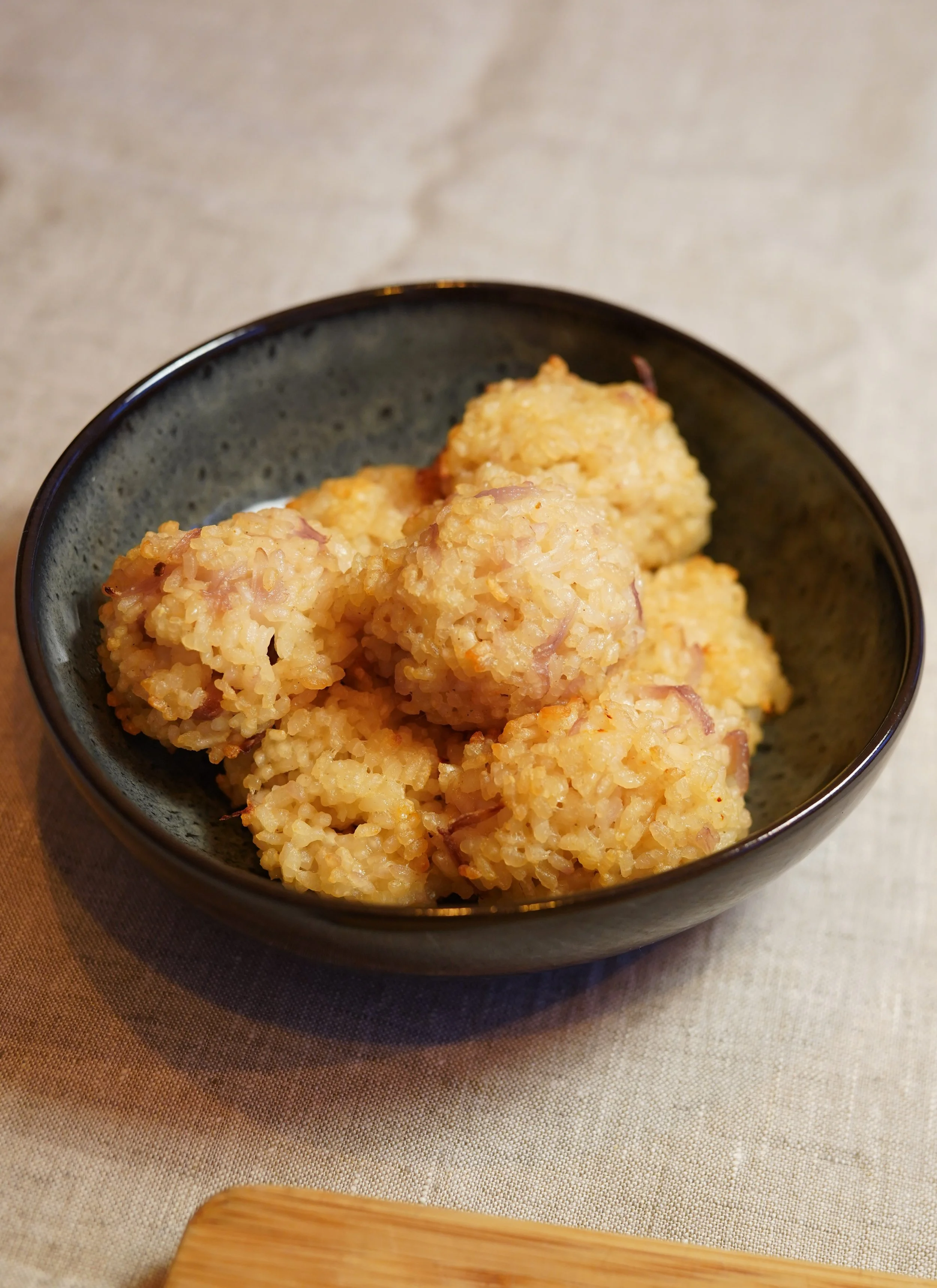 Boulettes de risotto farcies 