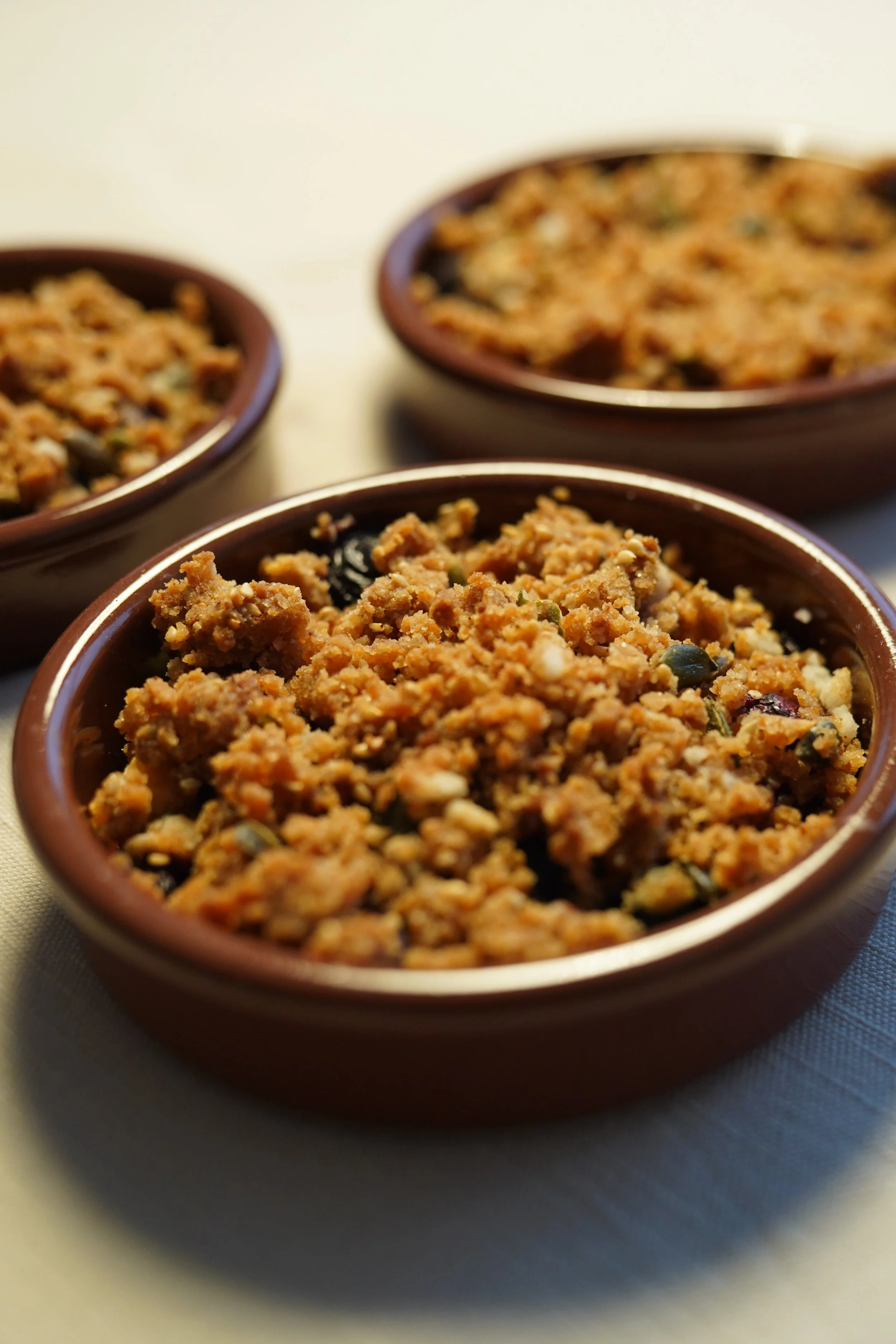 Crumble aux graines
