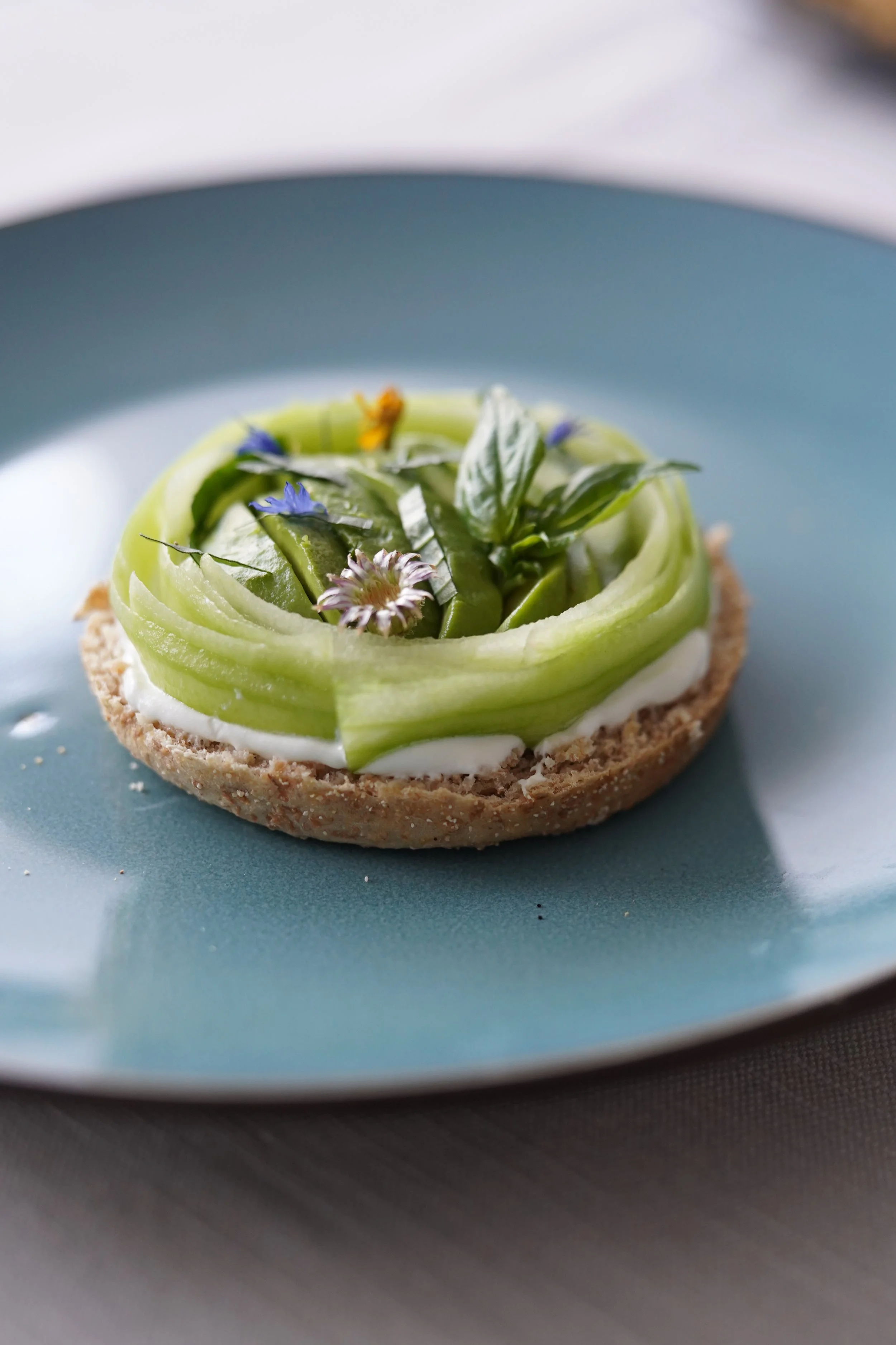Tart’ine avocat concombre
