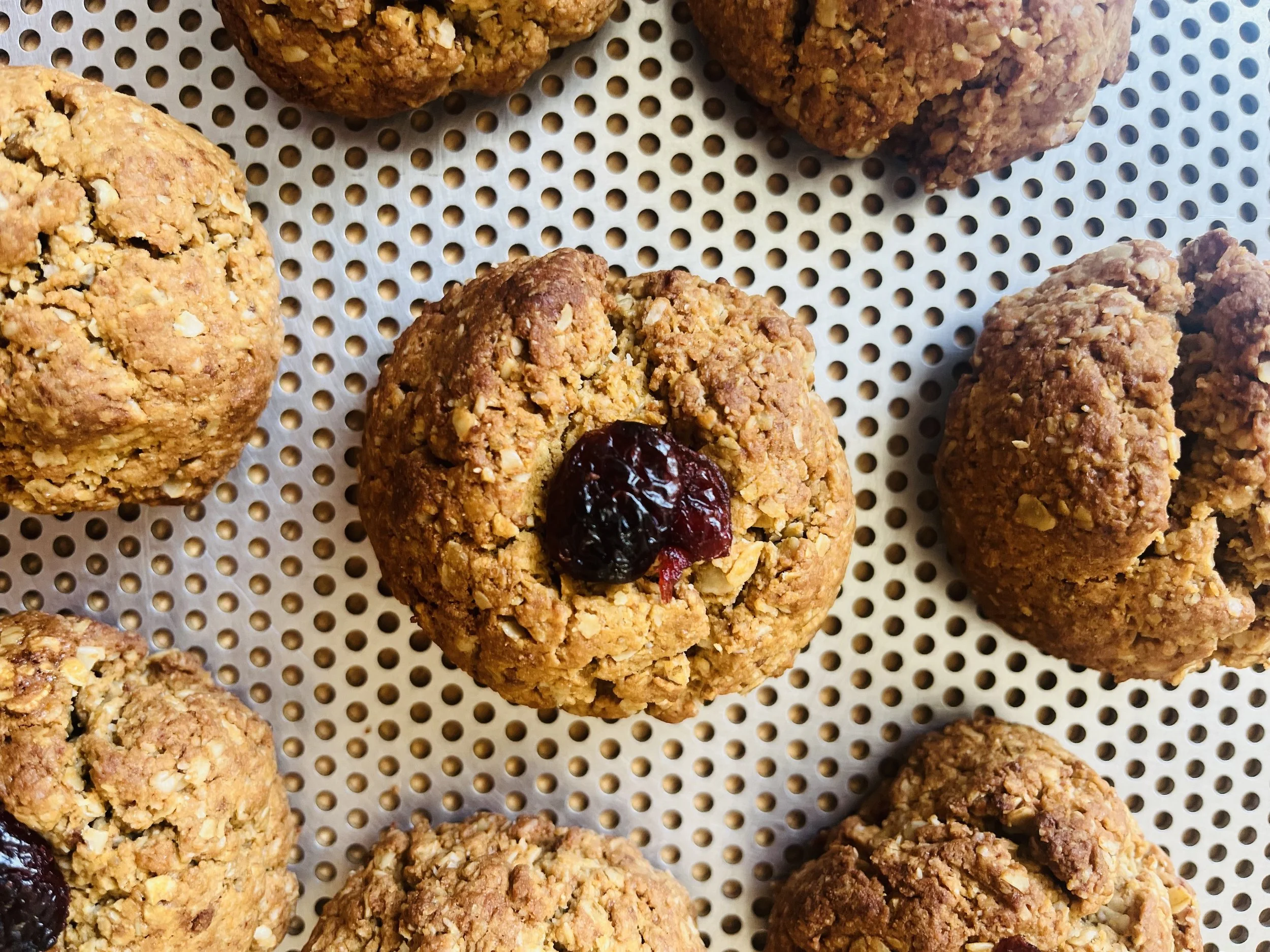 Cookies aux flocons d’avoine et beurre de cacahète