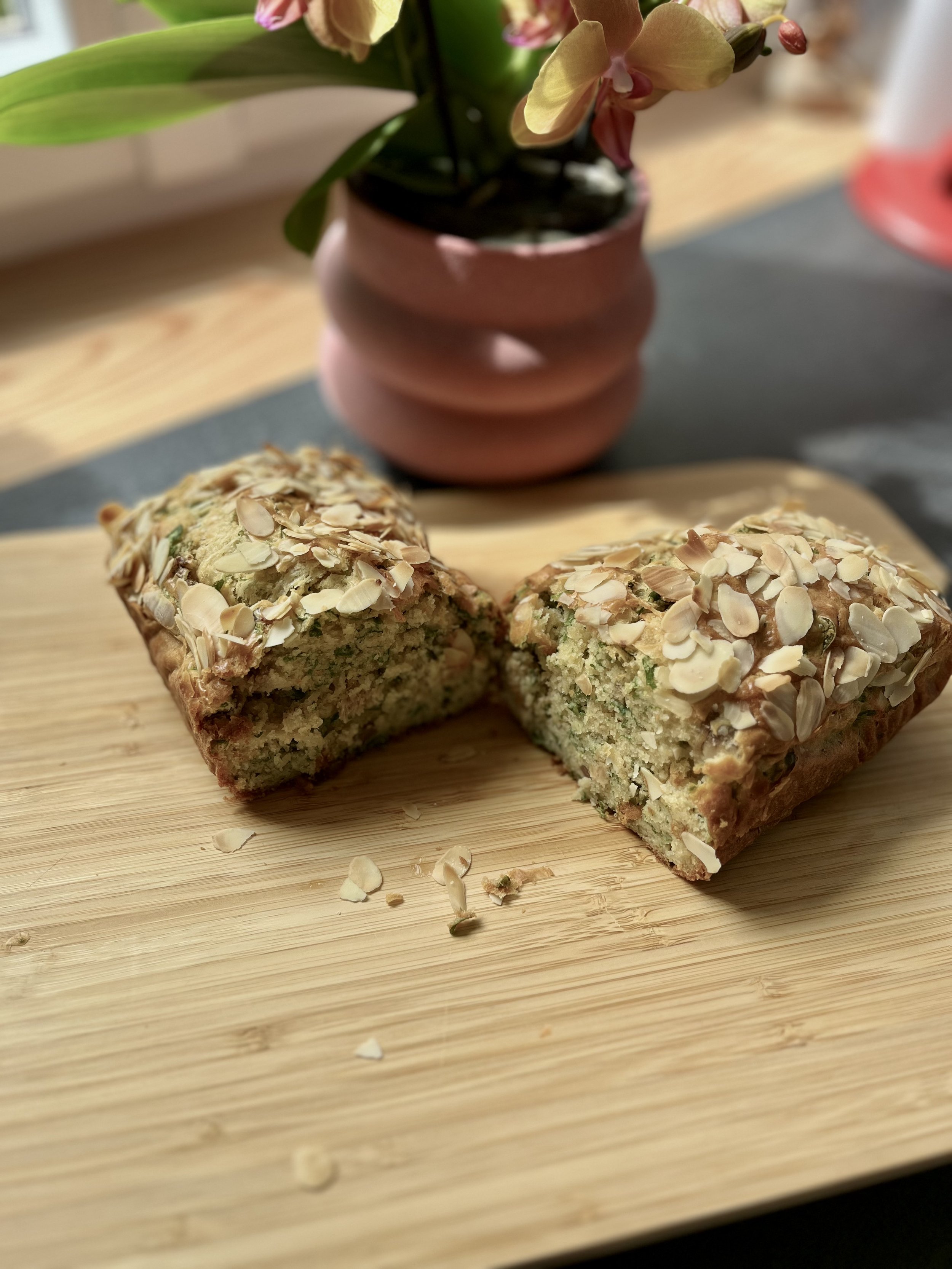 Cakes salés roquette et amandes